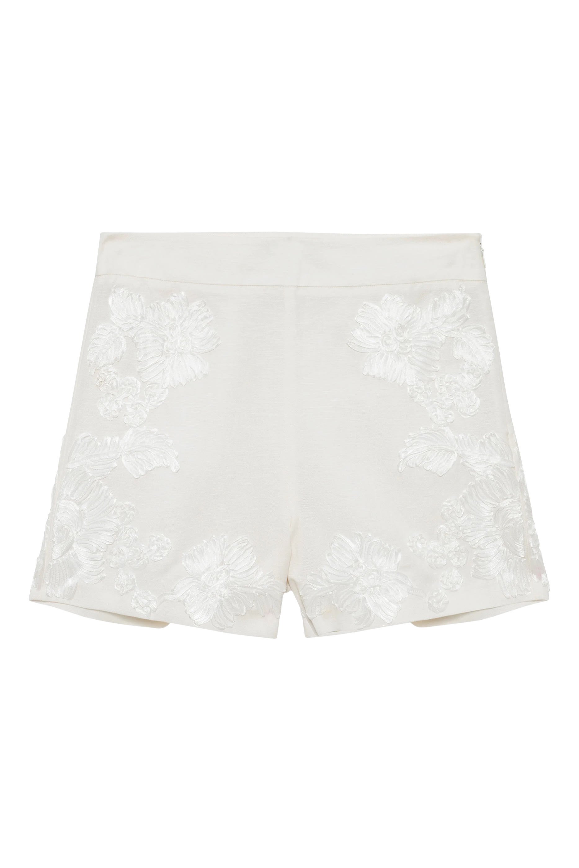 Sammie Soutache Linen Shorts