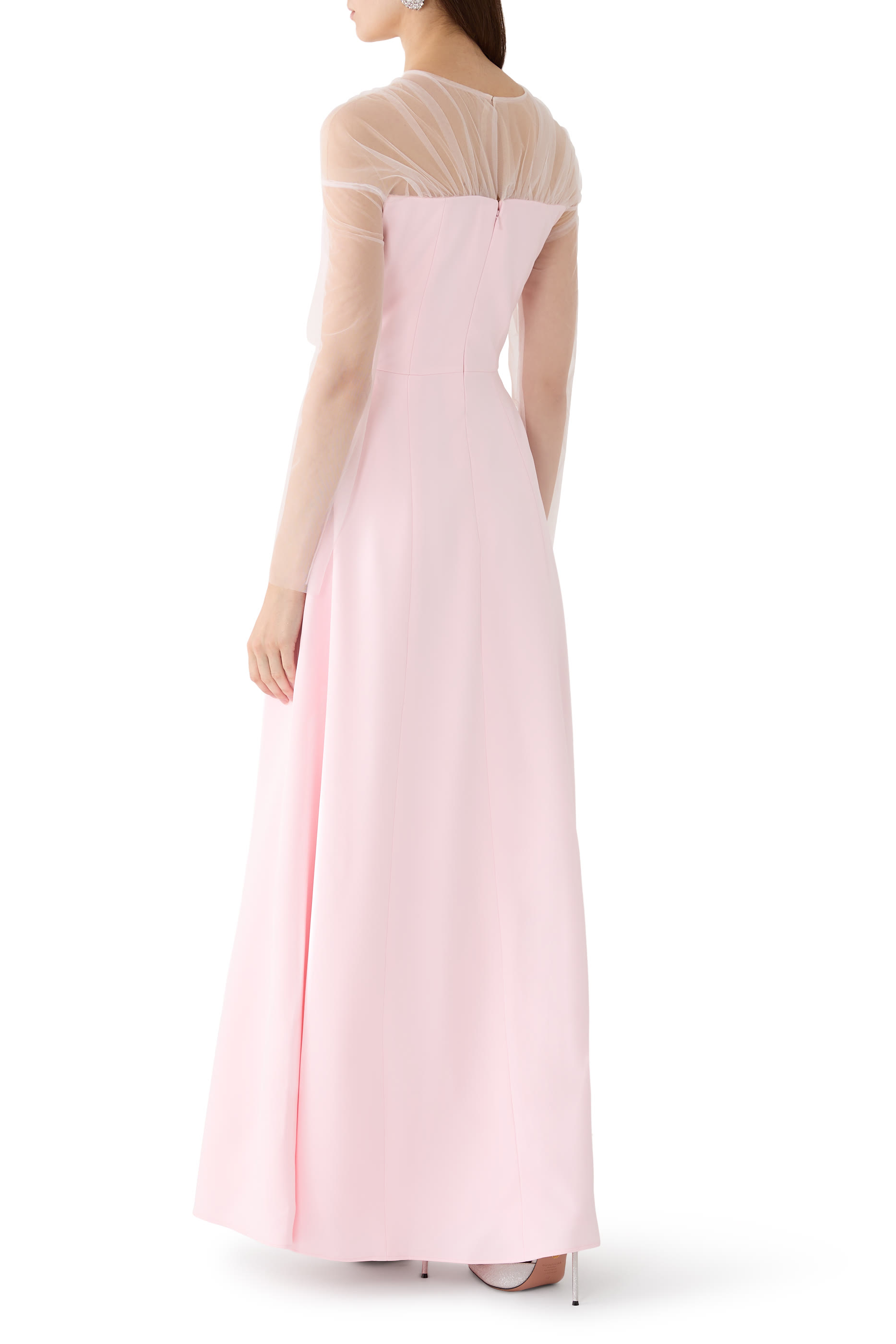 A-Line Crepe Ballgown 