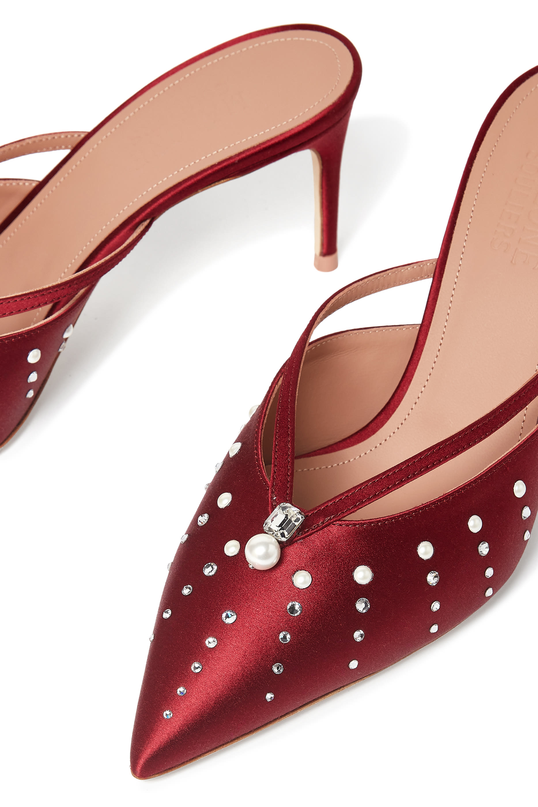 Marisa 70 Satin Mules