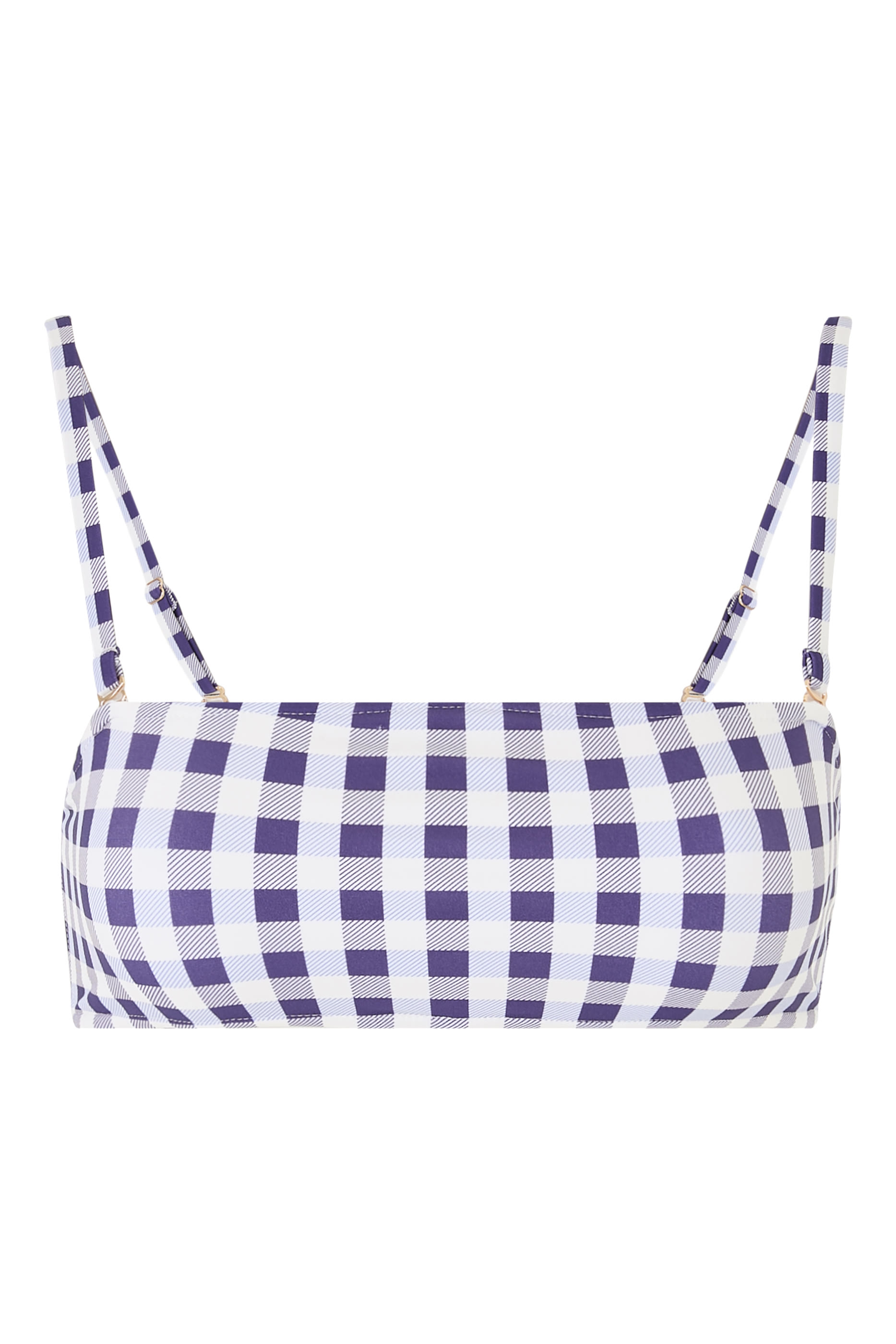 Gingham Bikini Top