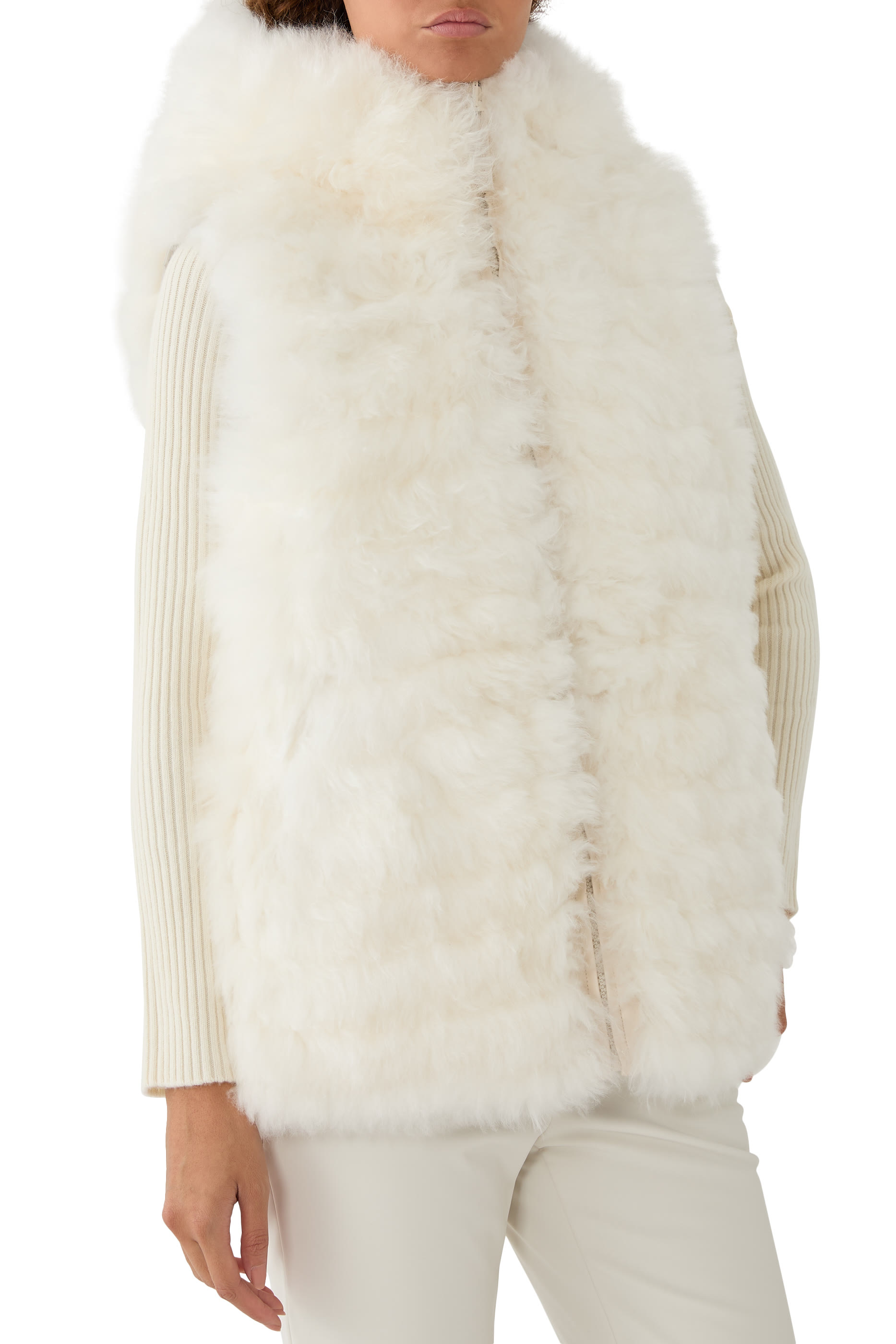 Fur Padded Gilet