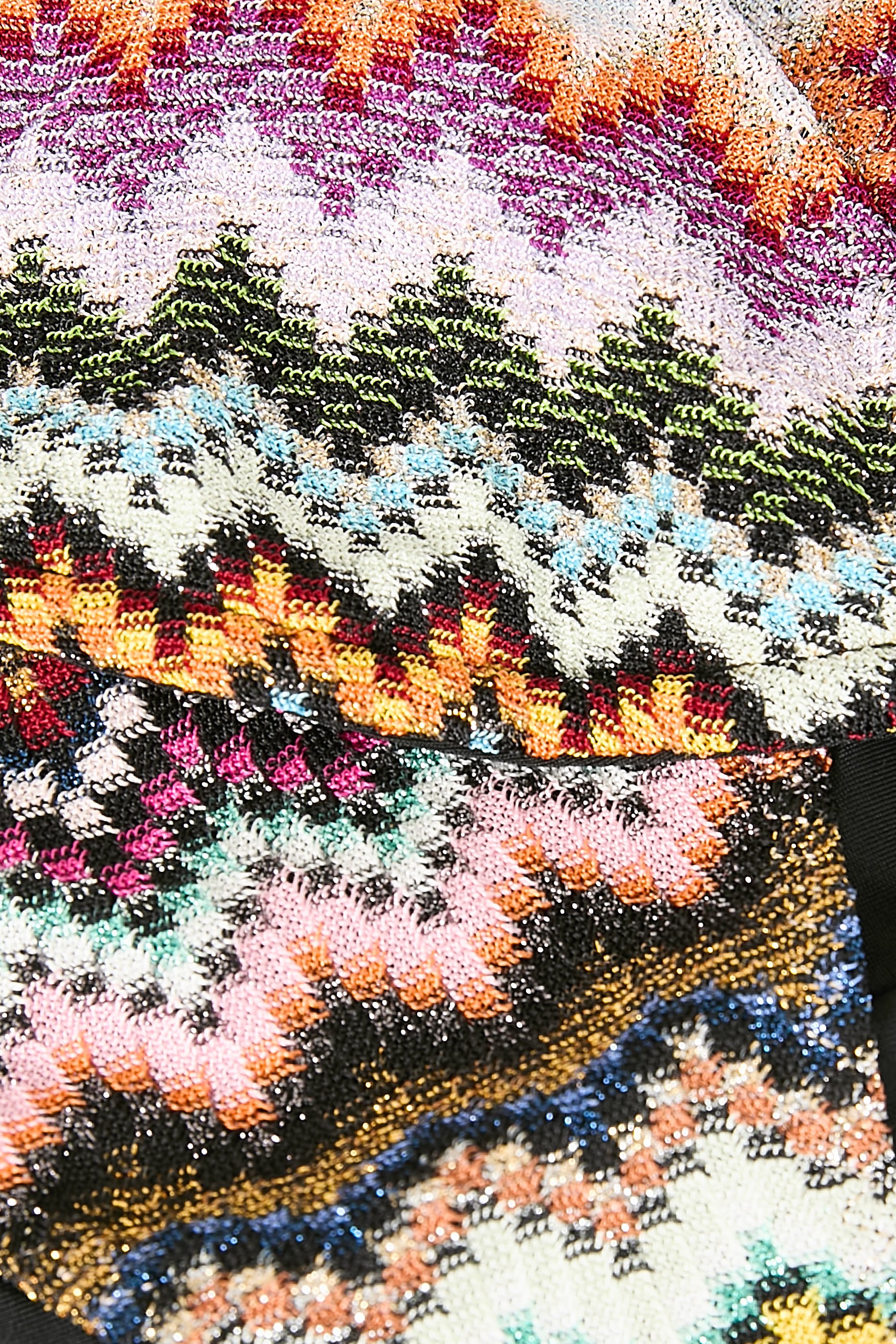 Pixel-Effect Zigzag Pattern Triangle Bikini Set