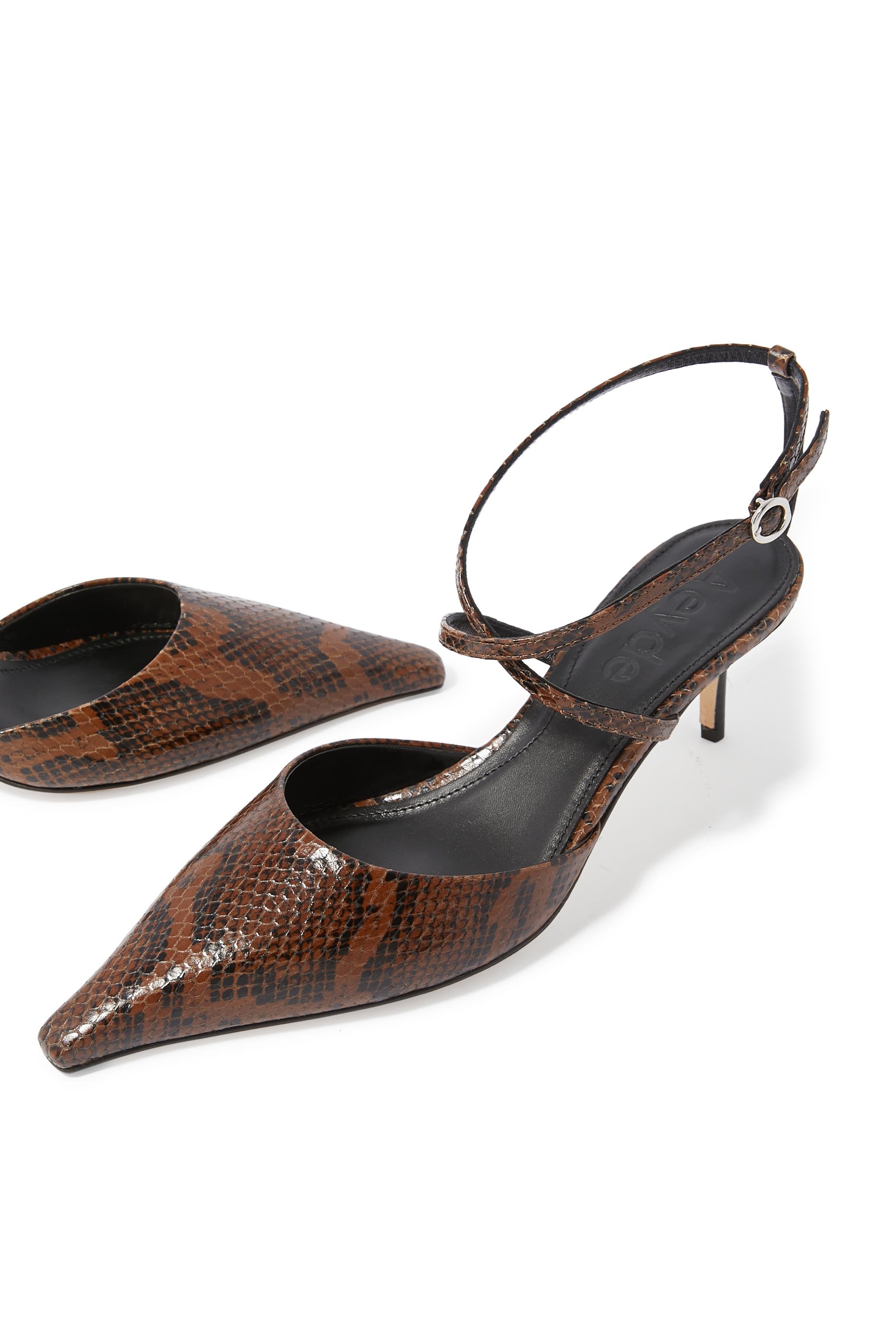 Salome Leather Stiletto Pumps