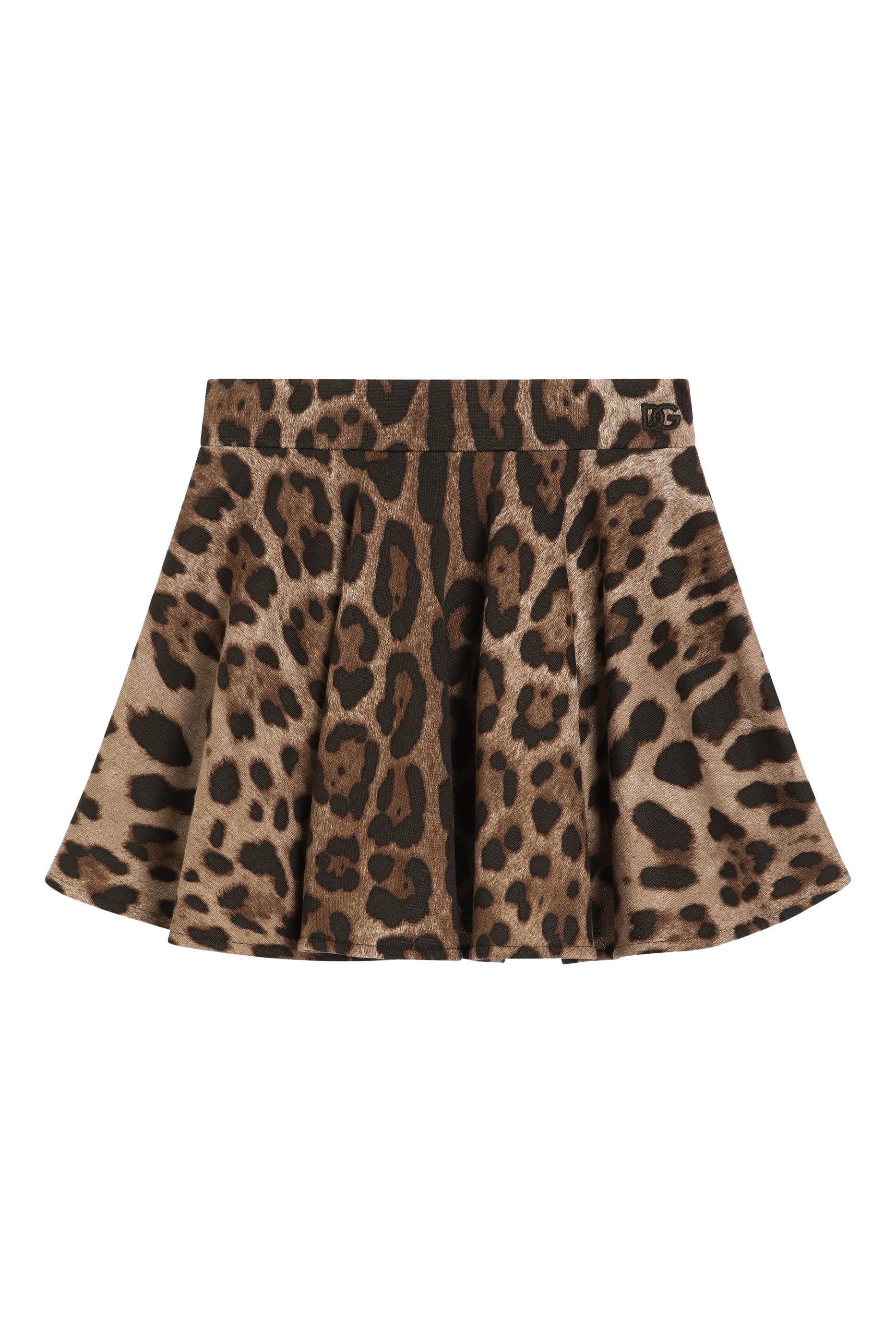 Kids Leopard-Print Fleece Skirt
