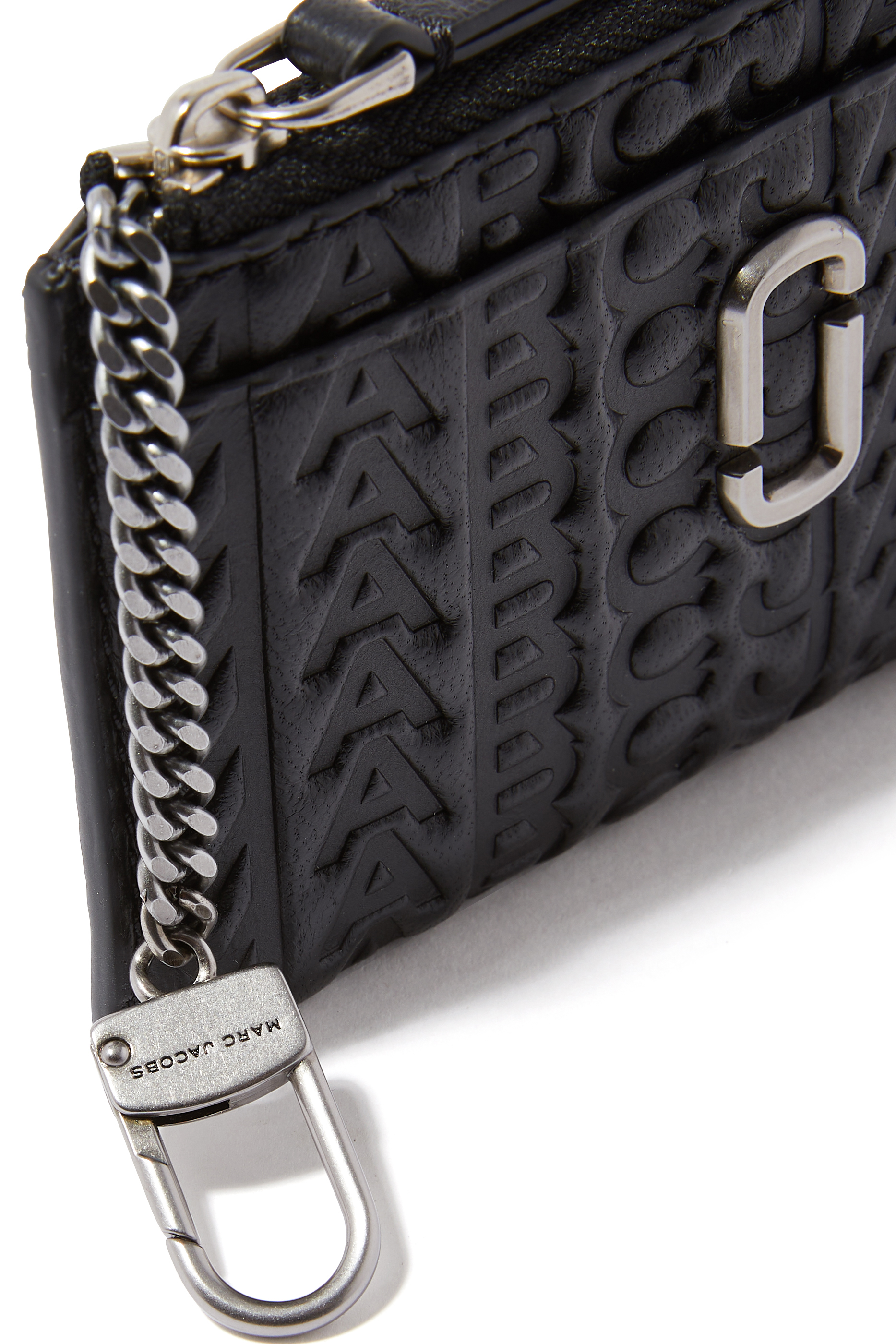 The J Marc Embossed Top Zip Multi Wallet