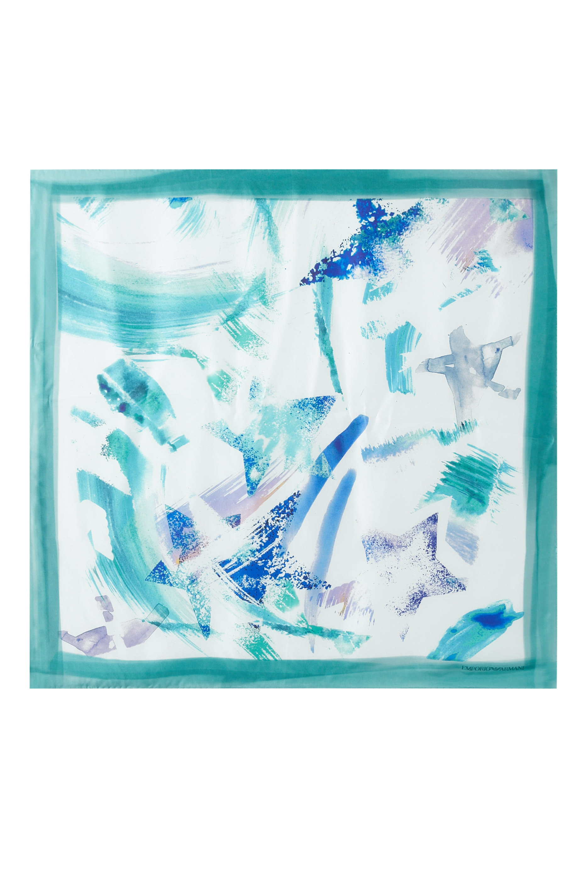 Print & Logo Scarf Foulard