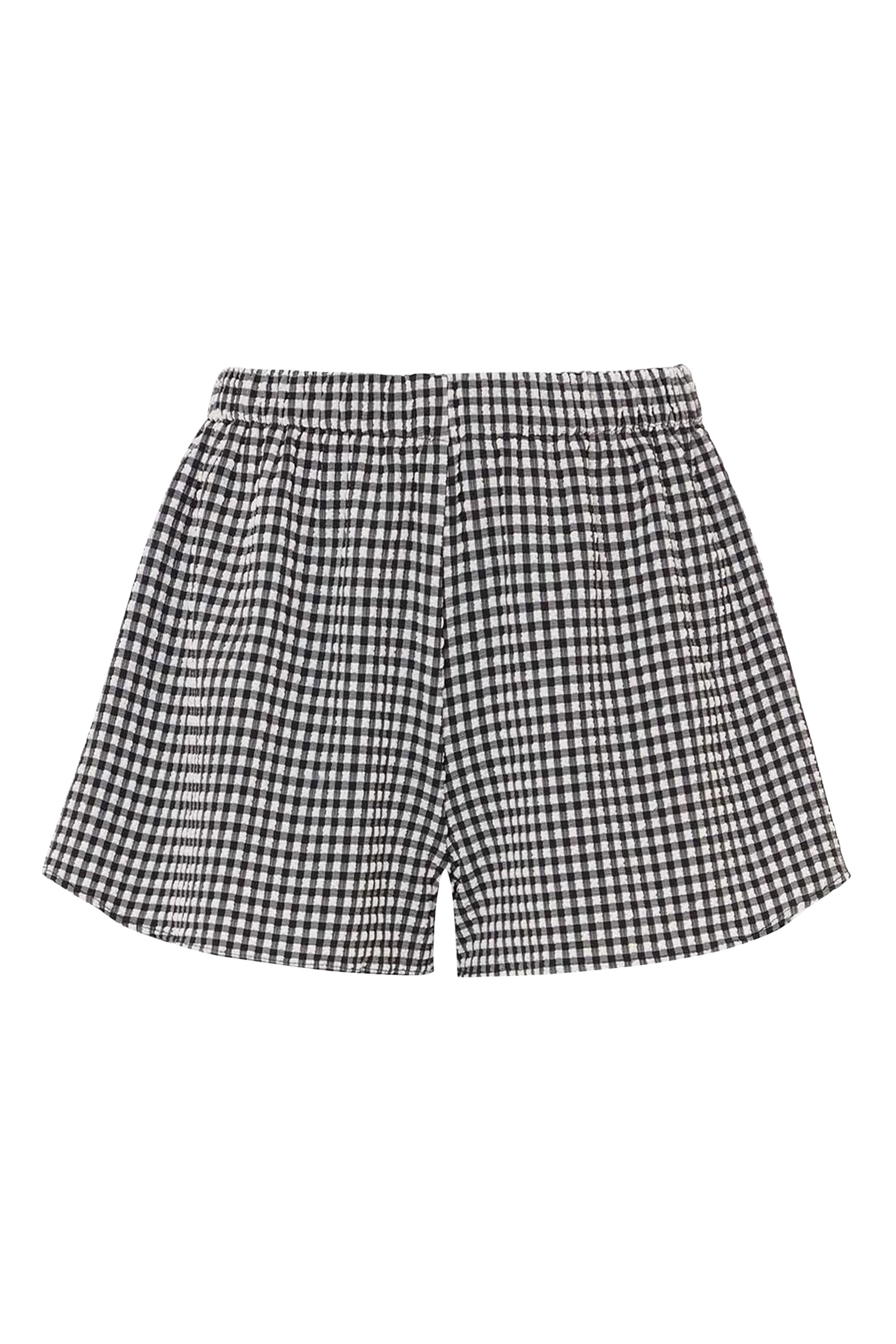 Gingham Seersucker Runner Shorts