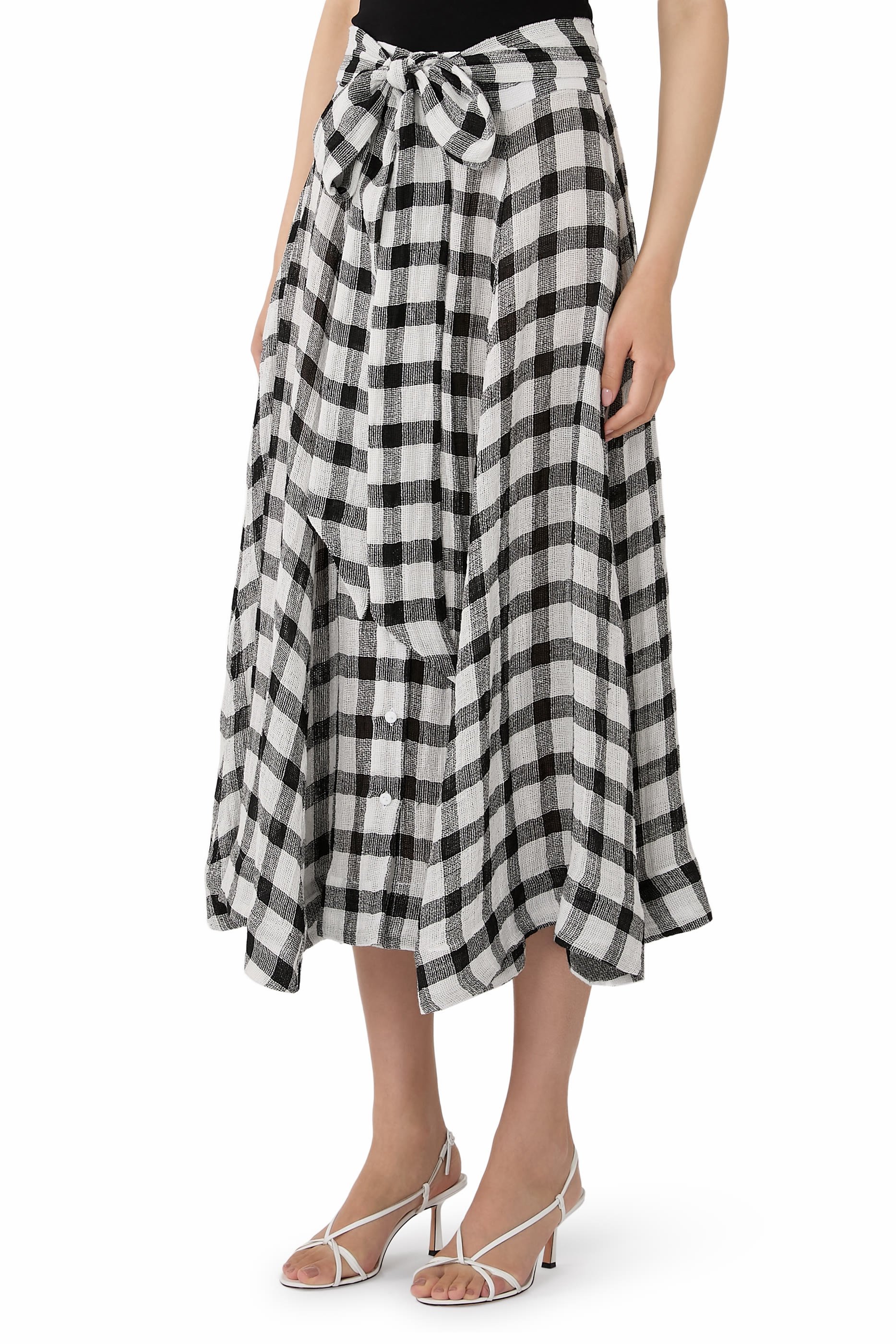 Checkered Beach Skirt