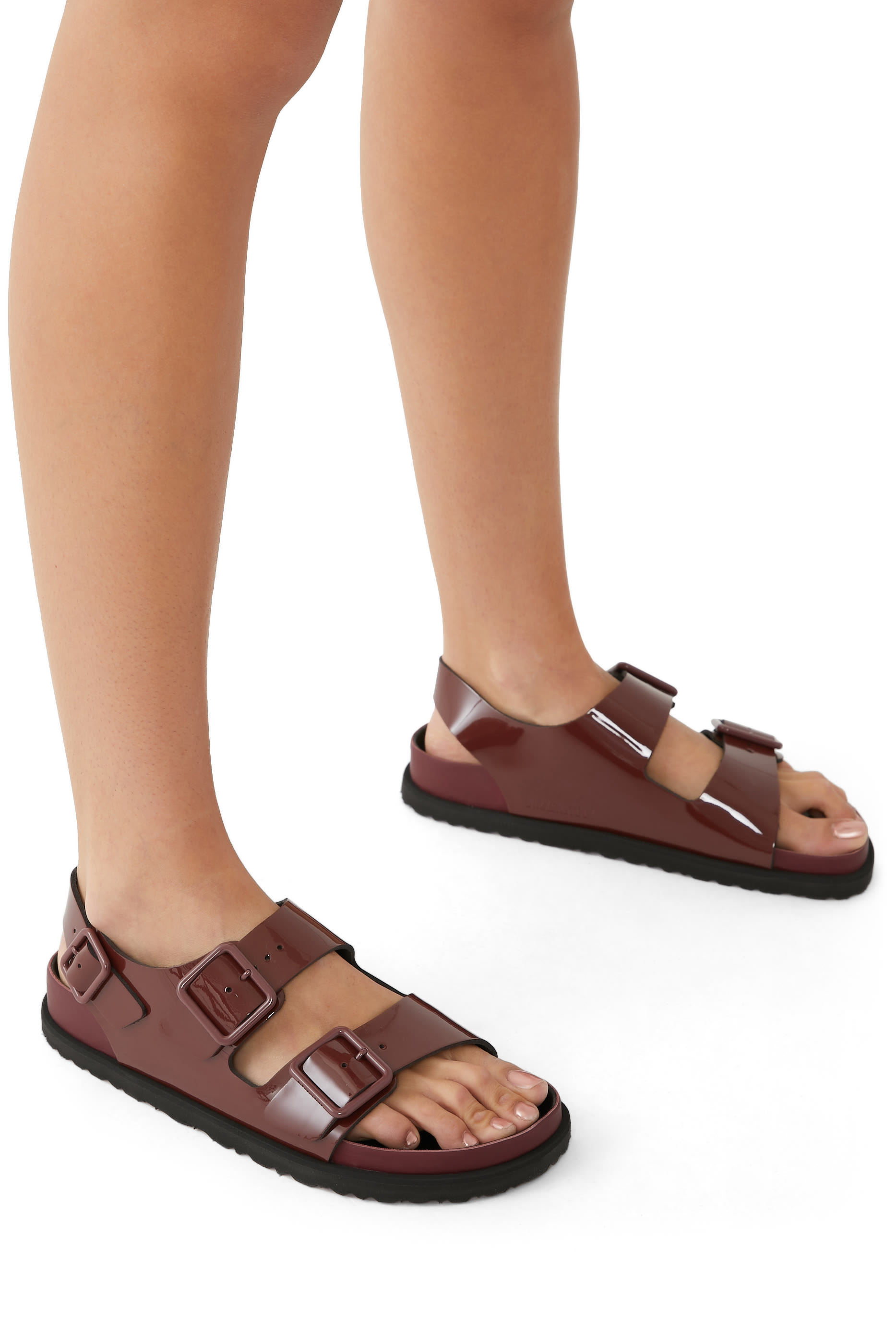 Milano Patent Leather Sandals