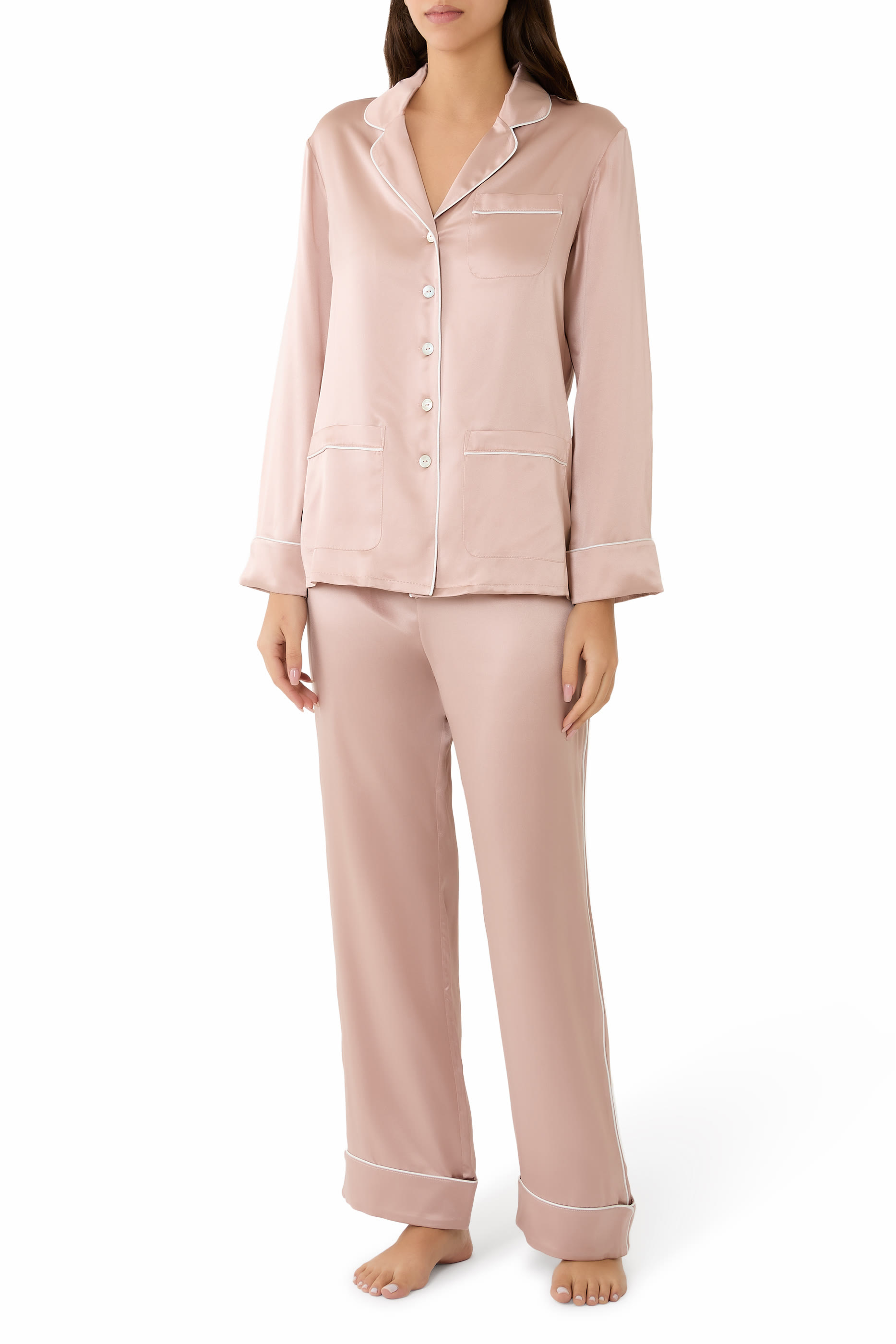 Coco Silk Long Pajama Set