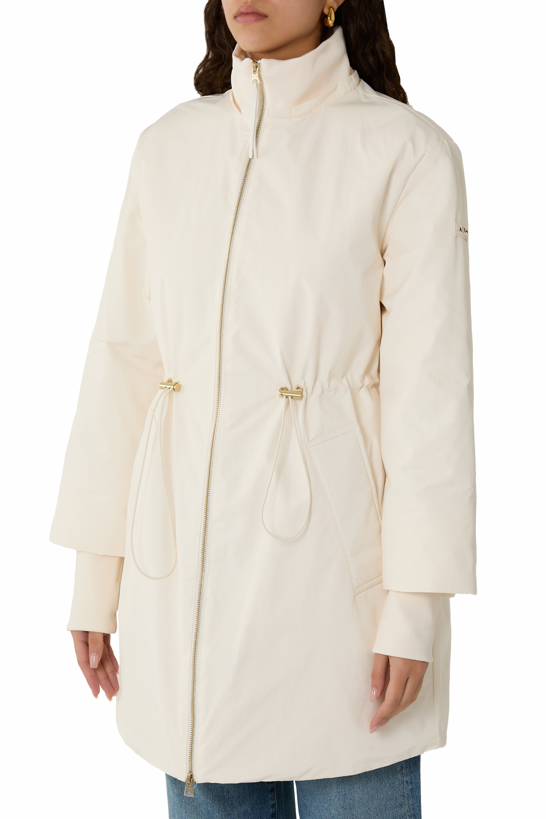 Recycled Fabric Hooded Parka