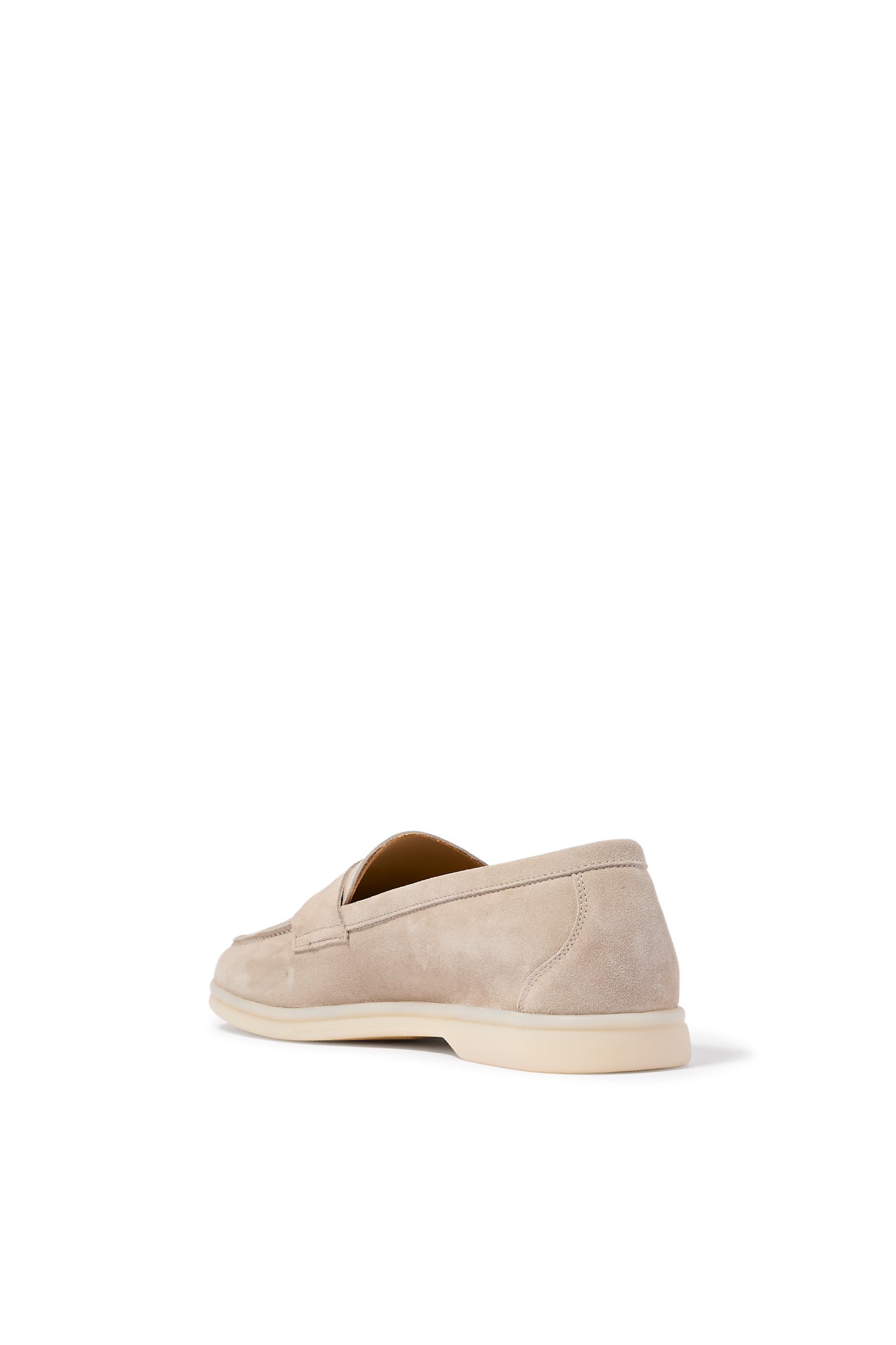 Luciana Sand Suede Loafers