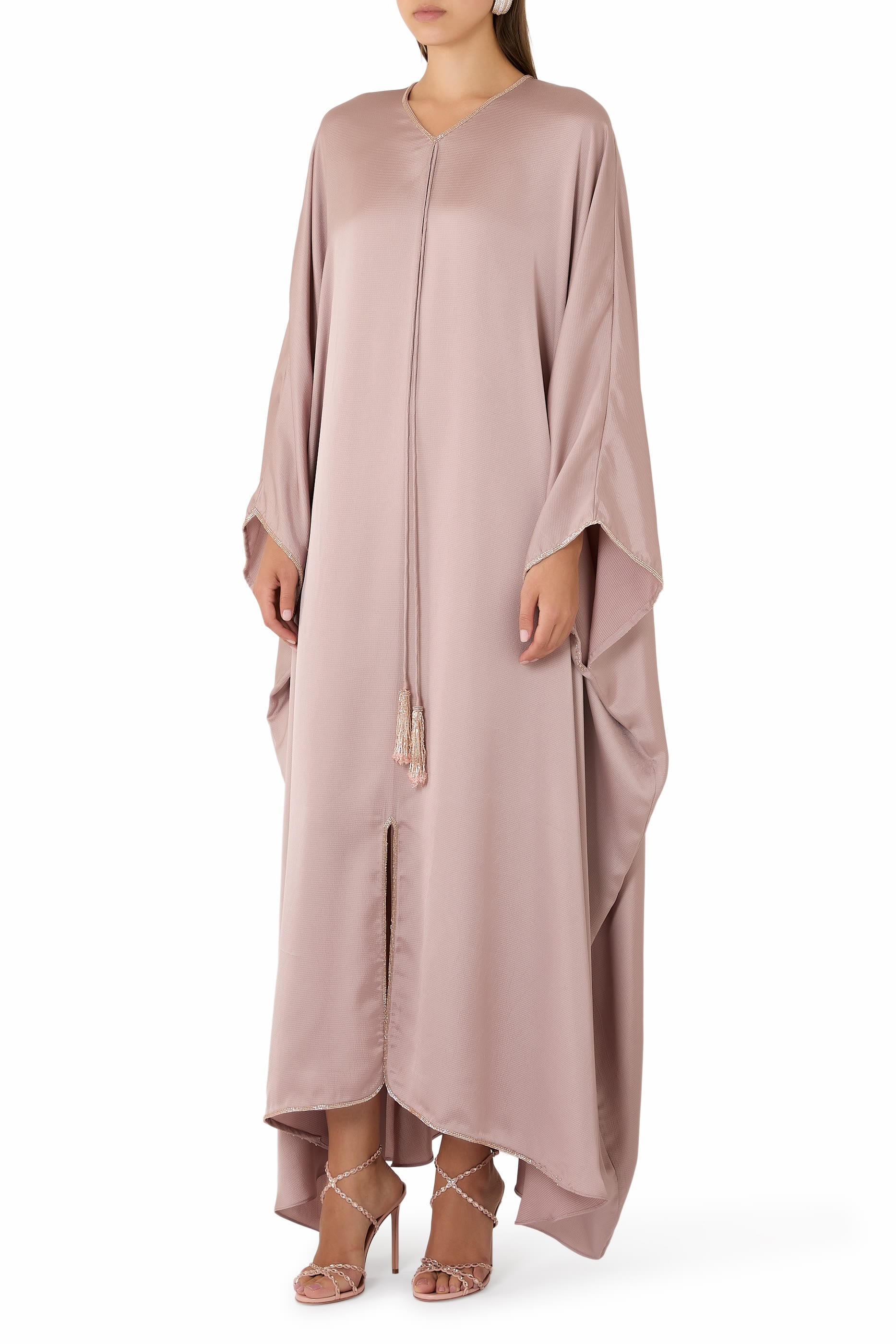 Tassel Detail Embellished Caftan