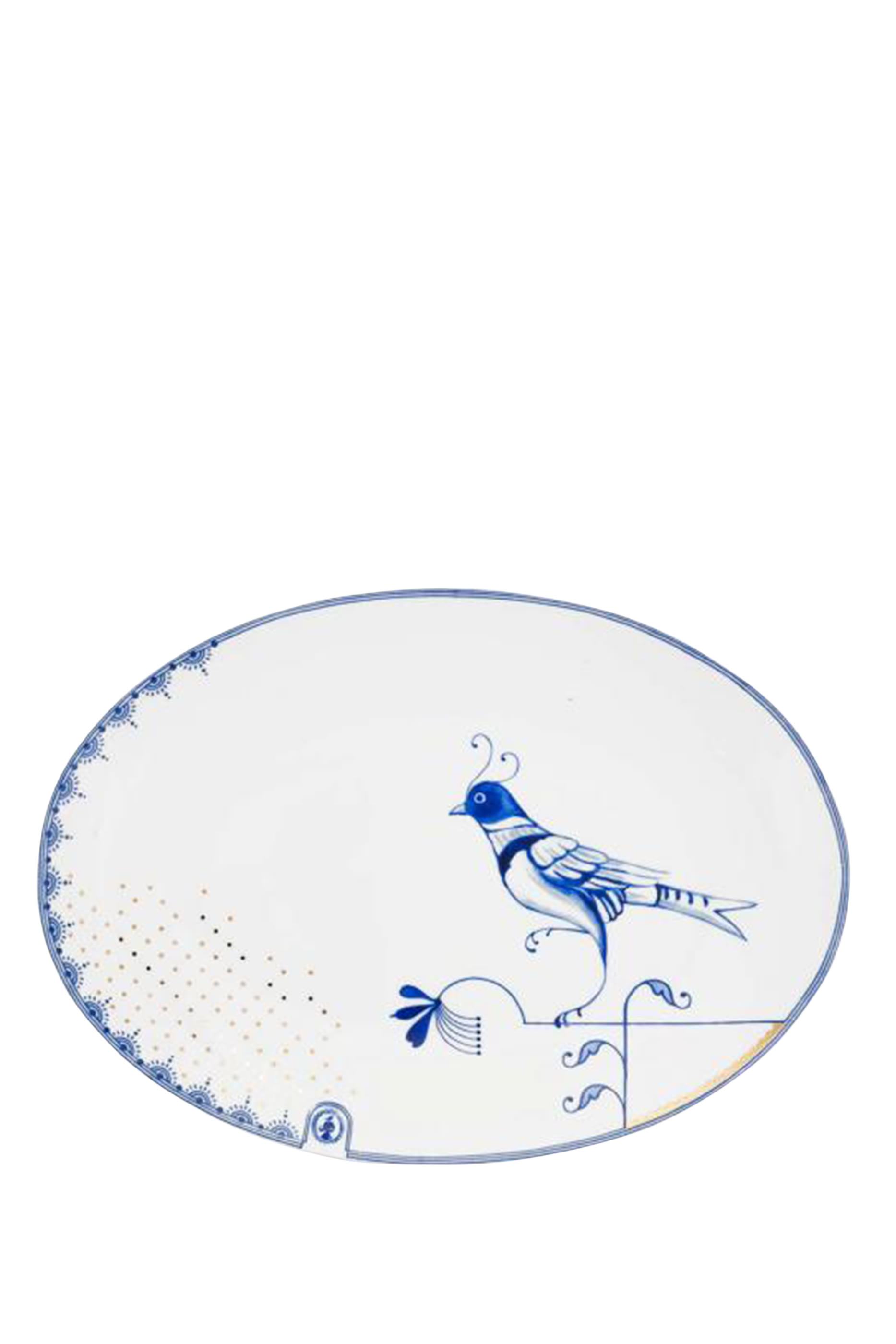 Pip & The Blue Bird Oval Plate