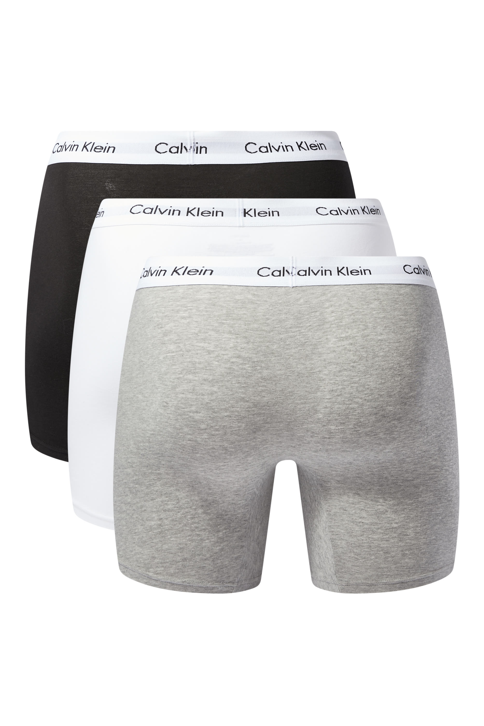 Cotton Stretch Boxer Briefs, Set Of Three