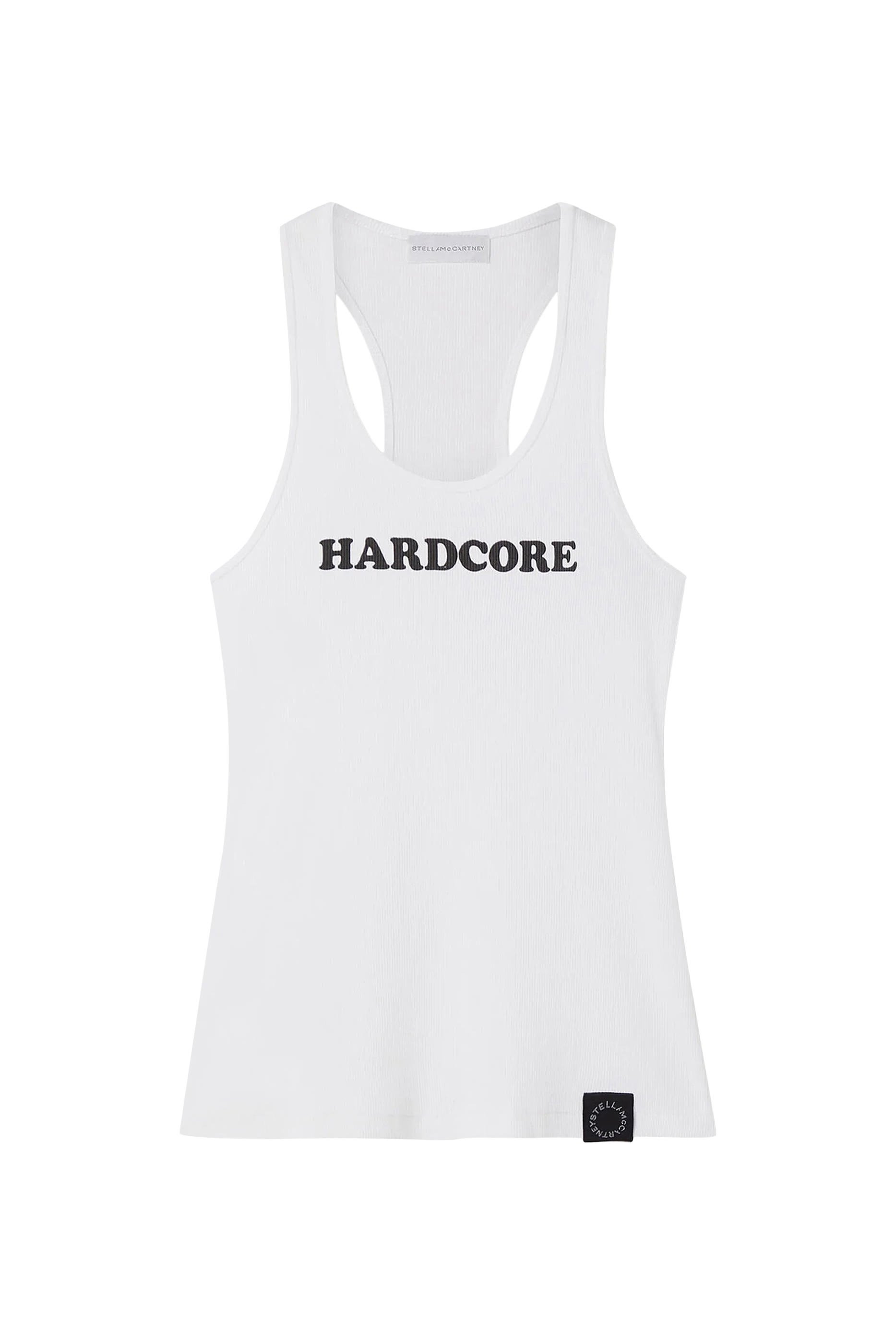 Hardcore Slogan Tank Top