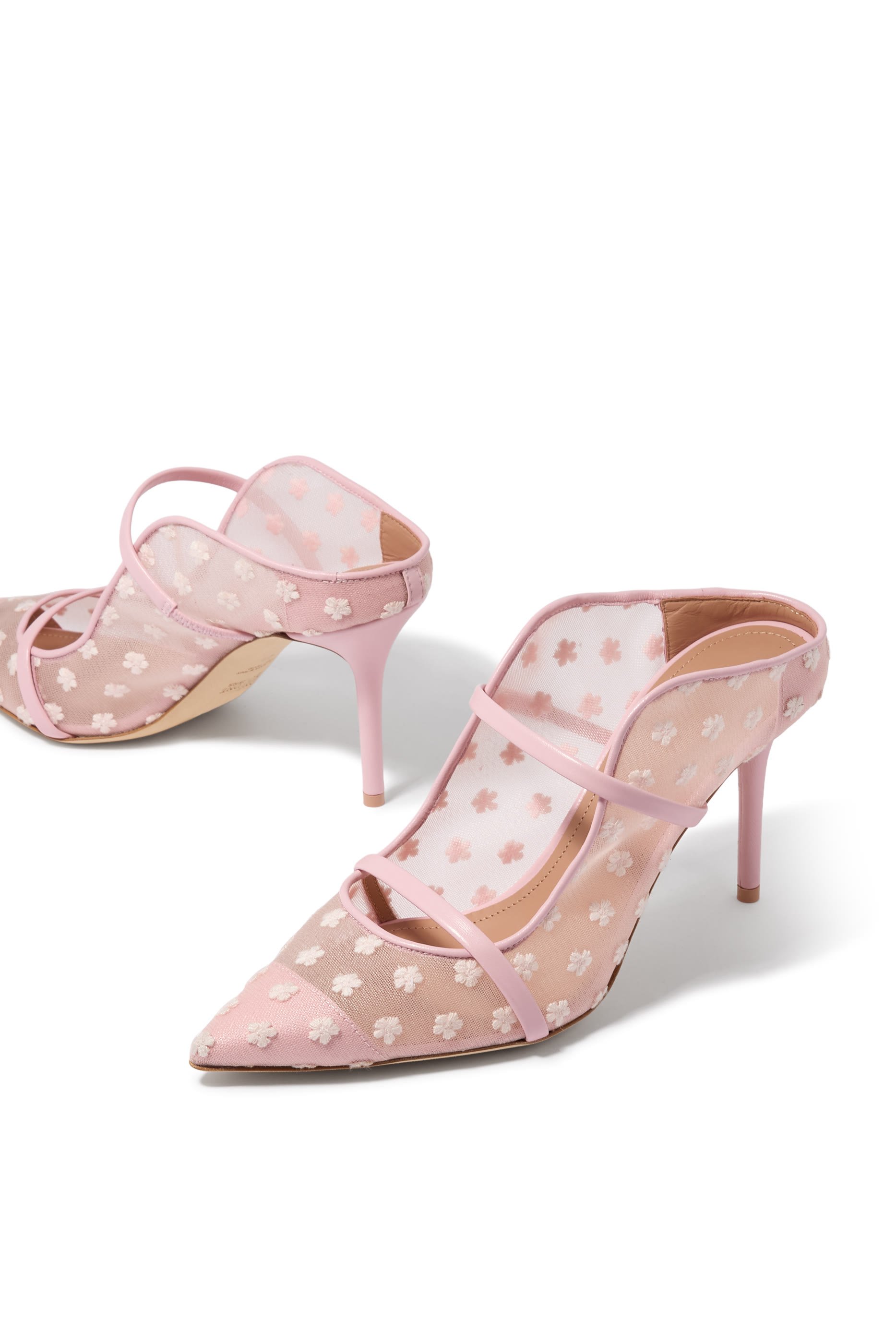  Maureen 85 Floral Mesh Mules