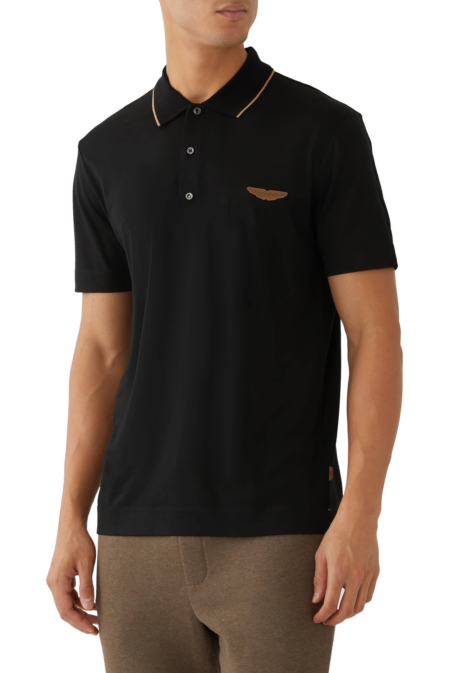 L-Rory Aston Martin Merino Wool Polo Shirt