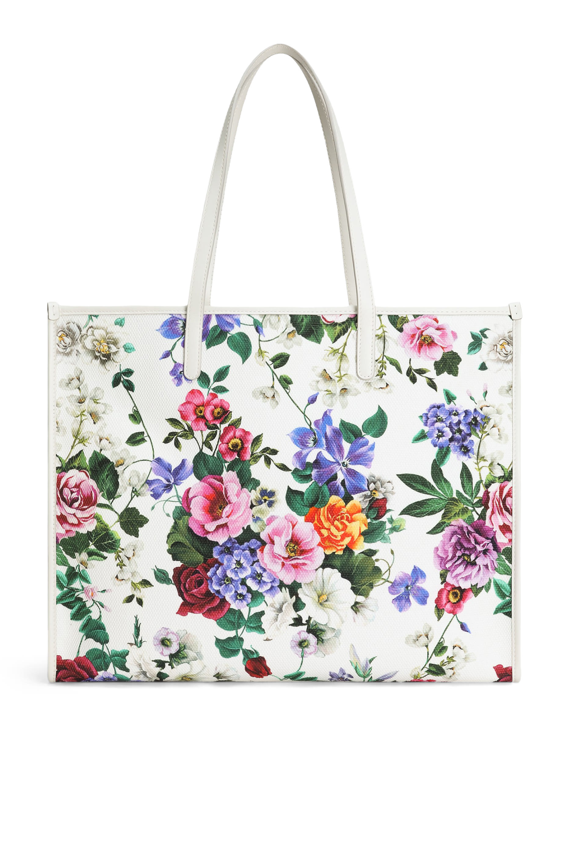 Floral Print Tote Bag