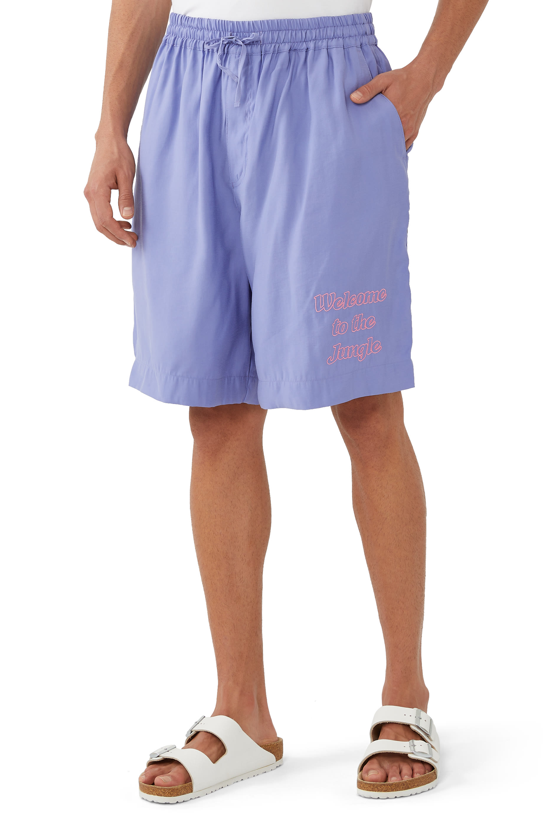 Drawstring Bermuda Shorts Sustainability Values Capsule Collection