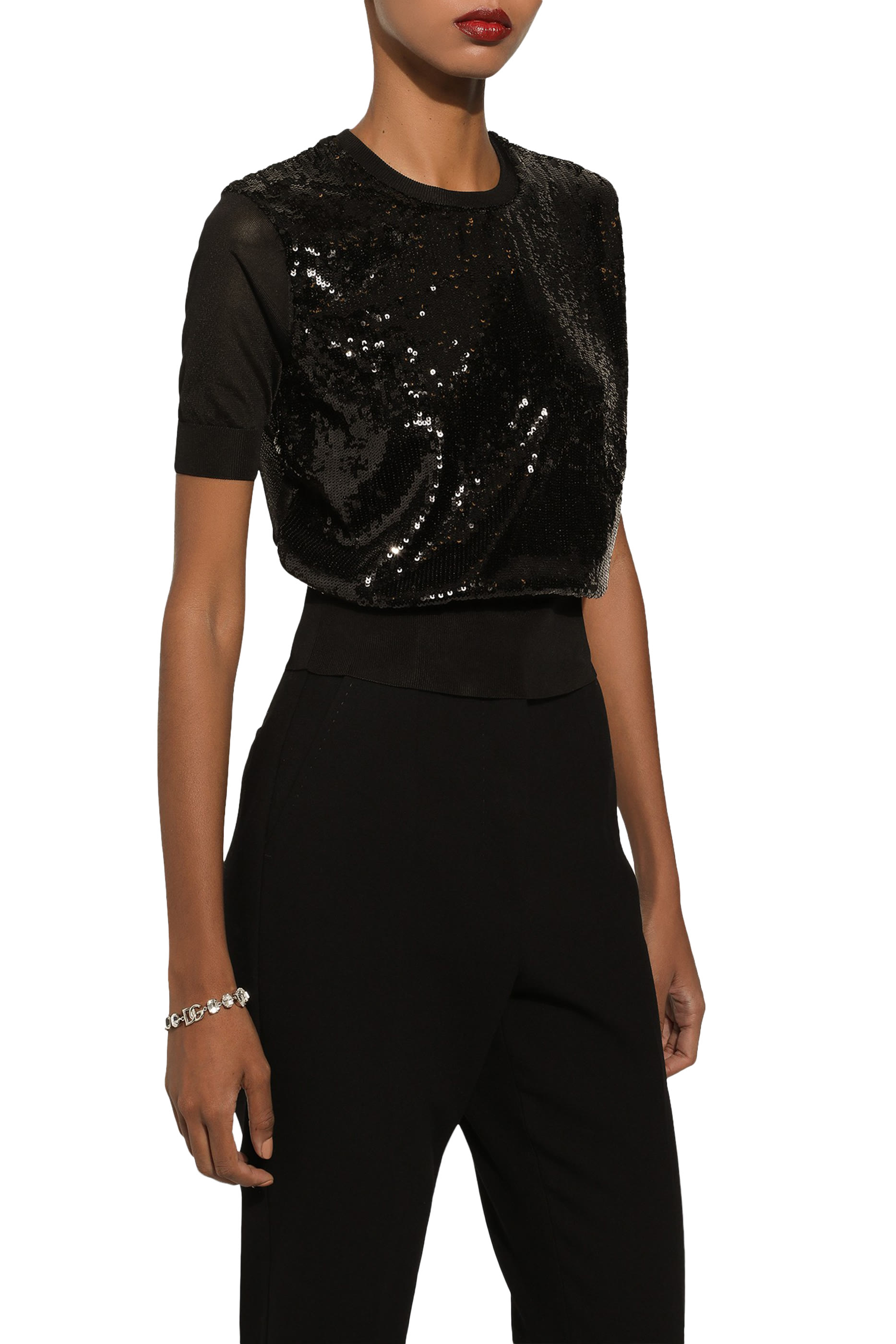 DG Logo and Rhinestones Bracelet