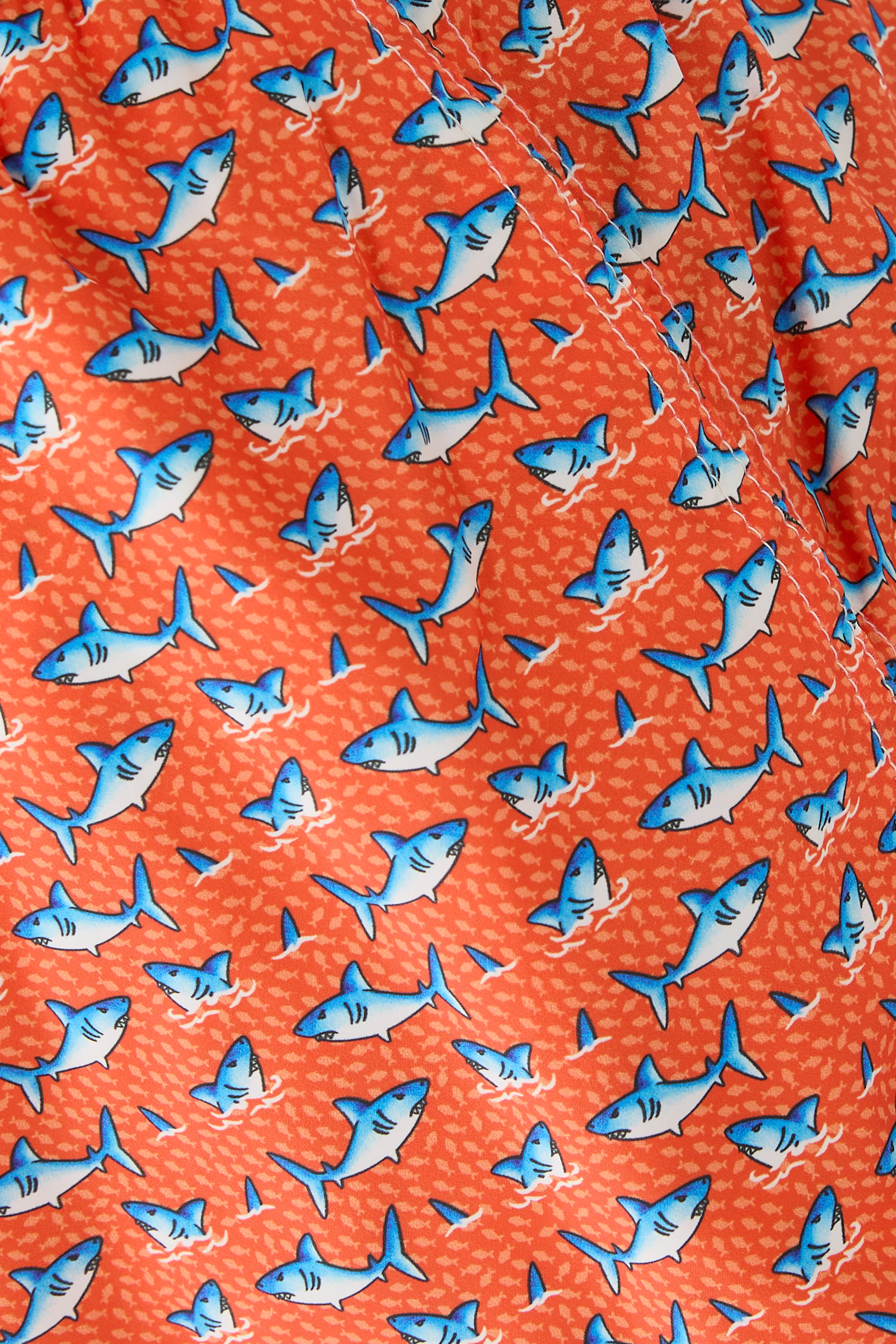 Micro Shark Print Swim Shorts