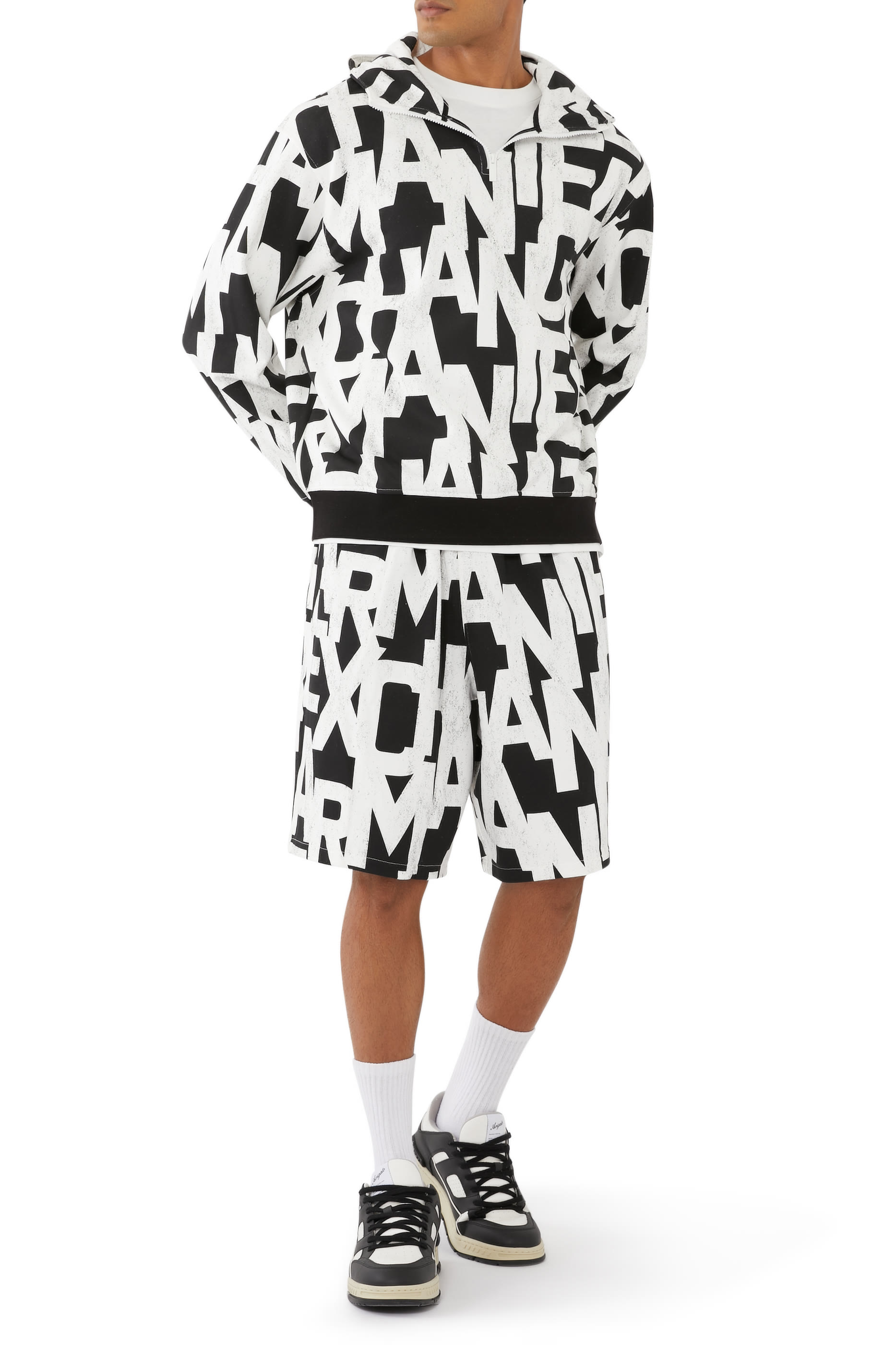 All Over AX Logo Shorts