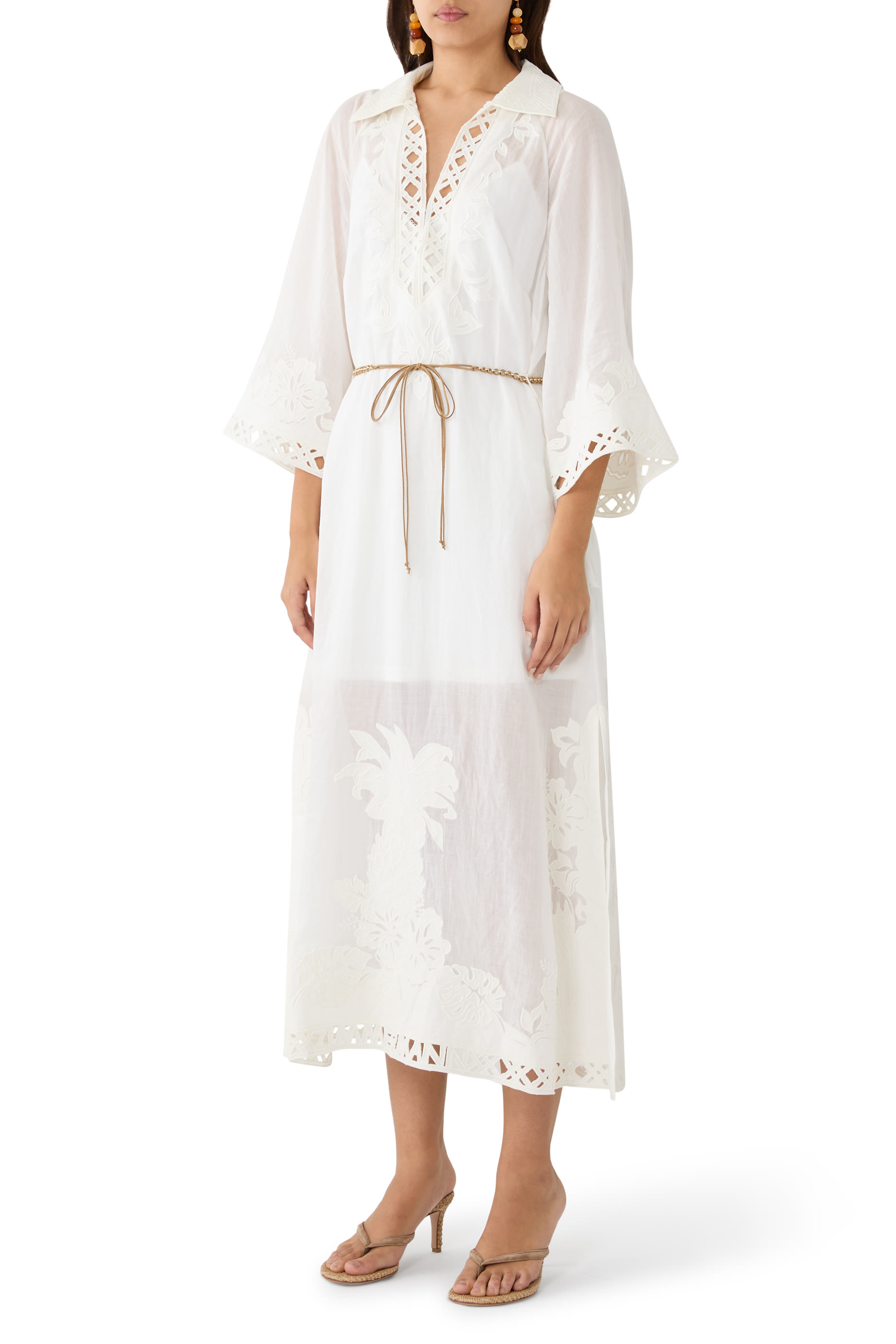  Indra Embroidered Maxi Dress