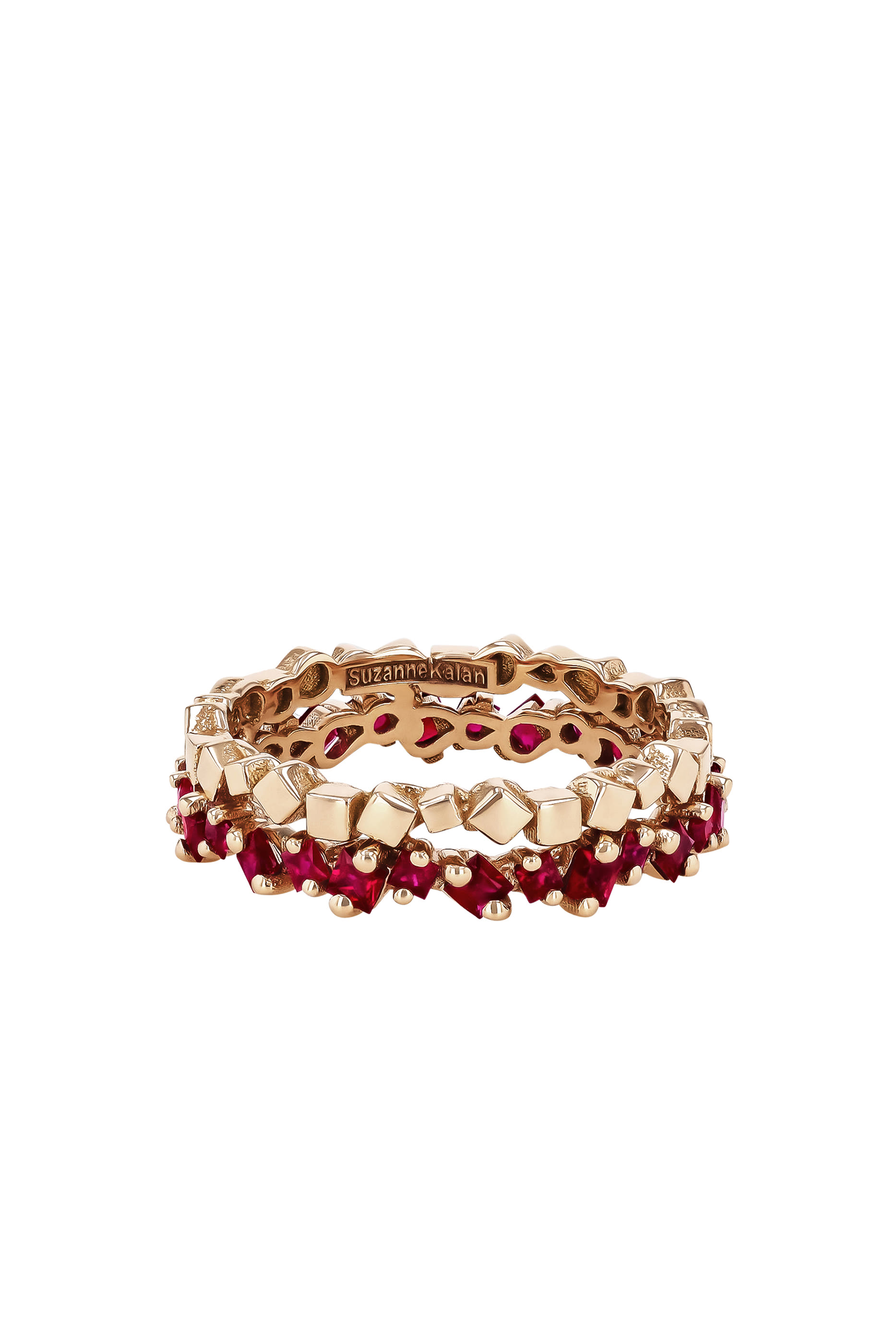 Eternity Band, 18k Rose Gold & Ruby