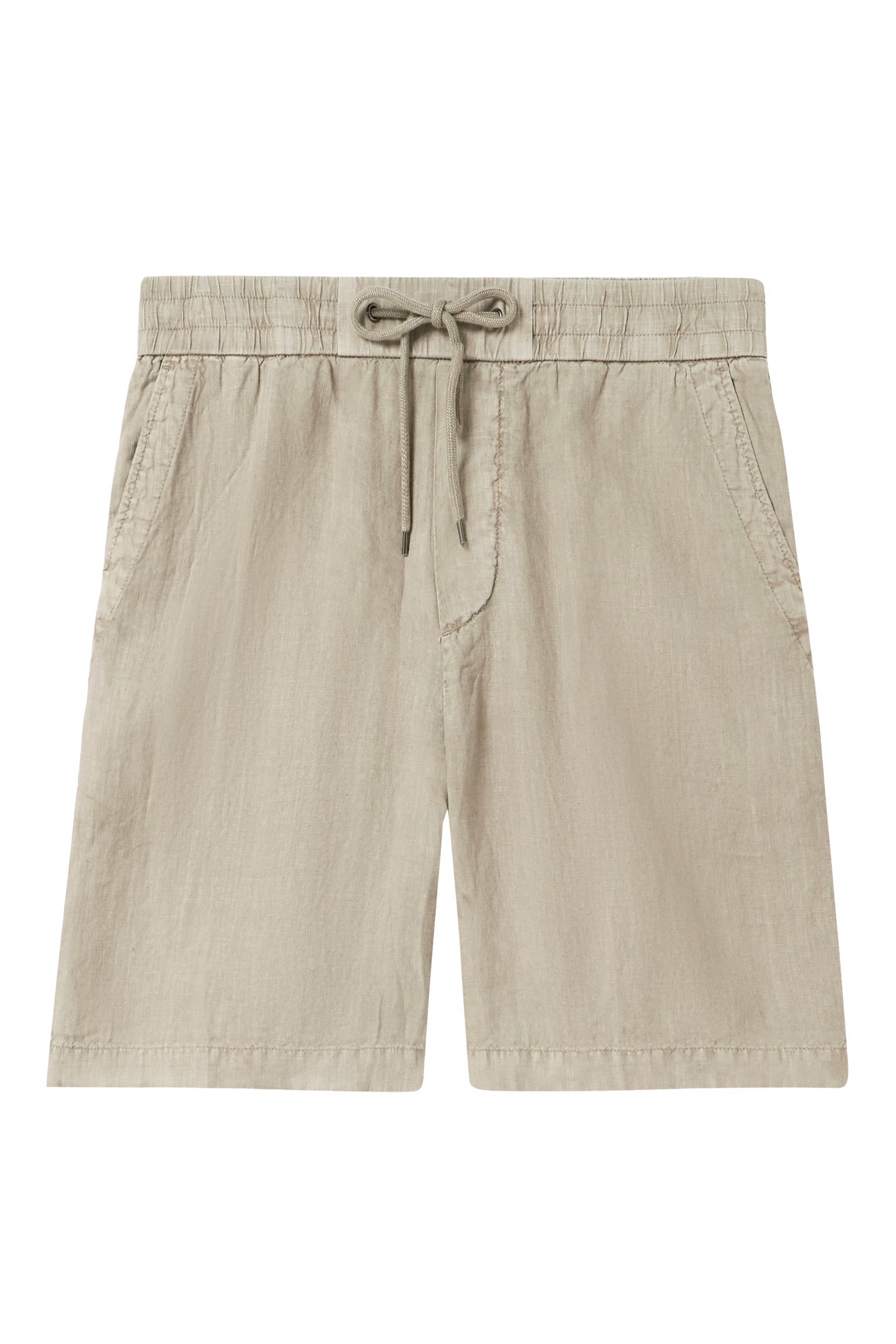 Relaxed Fit Linen Shorts