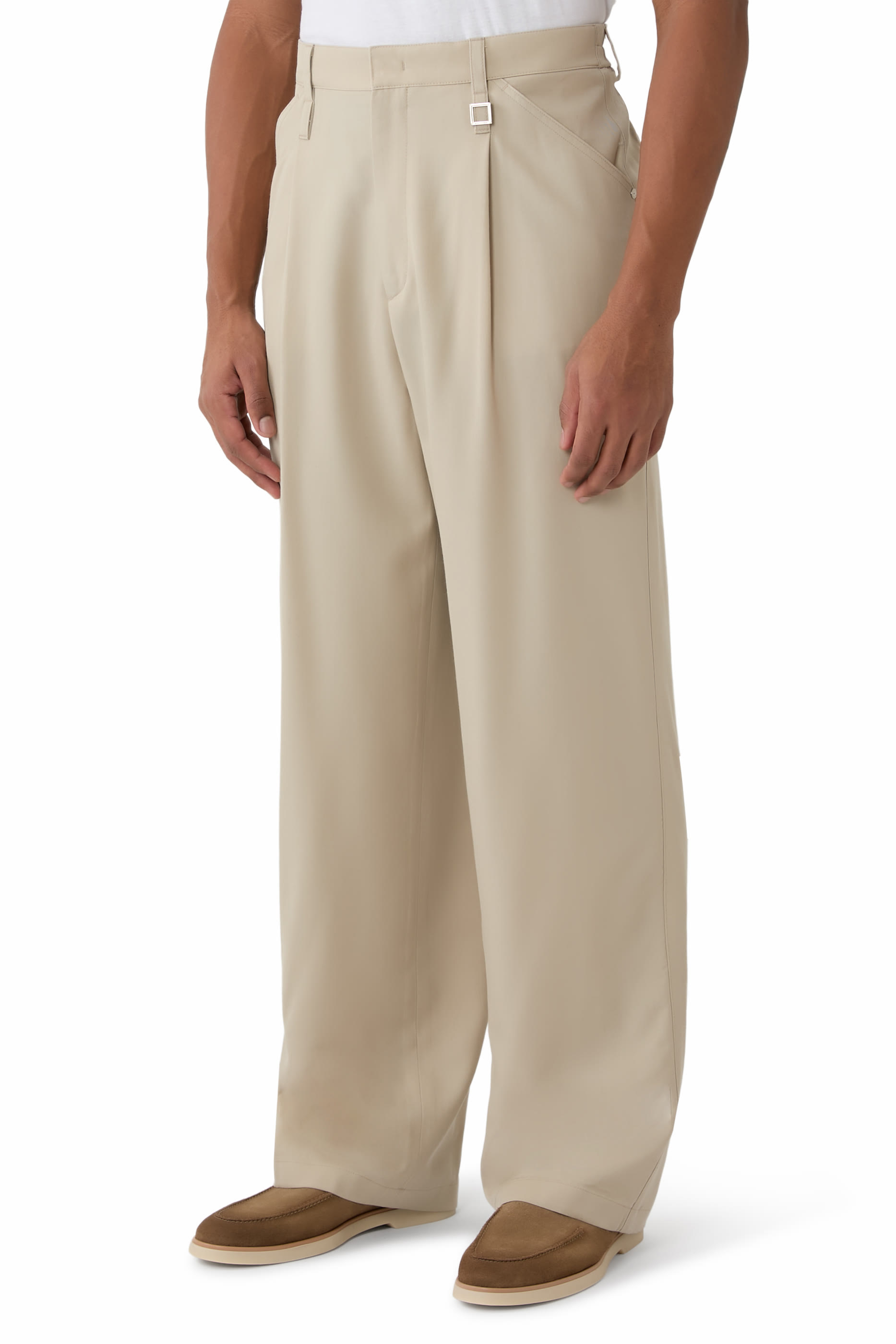 Band Wool Pants