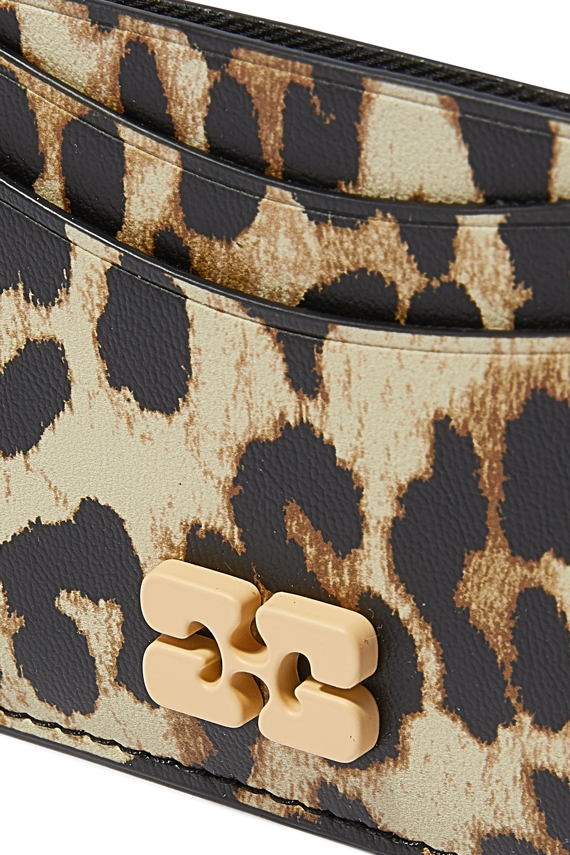 Leopard Printed Bou Card Holder