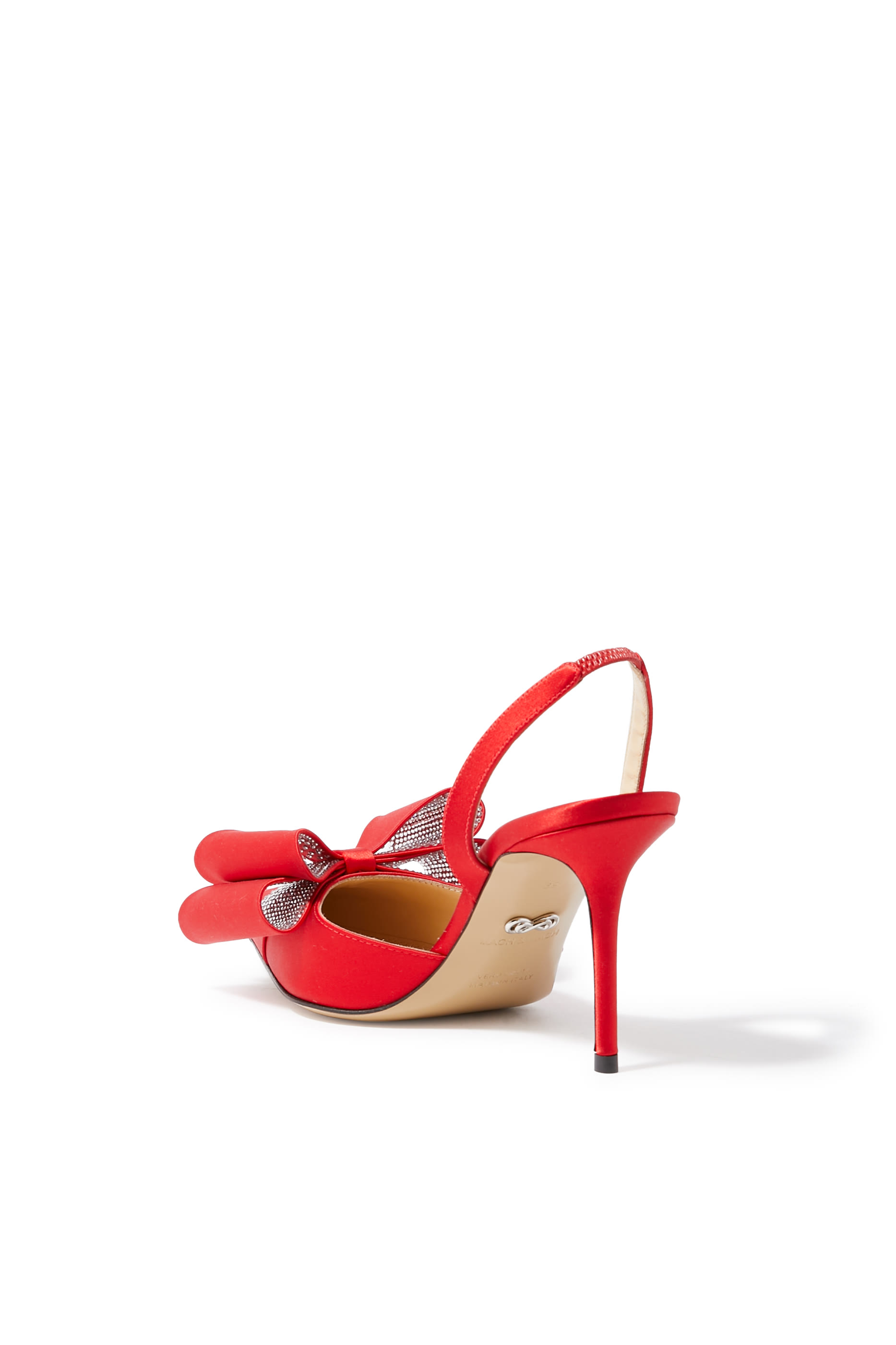 Le Cadeau 85 Bow-Detail Satin Pumps