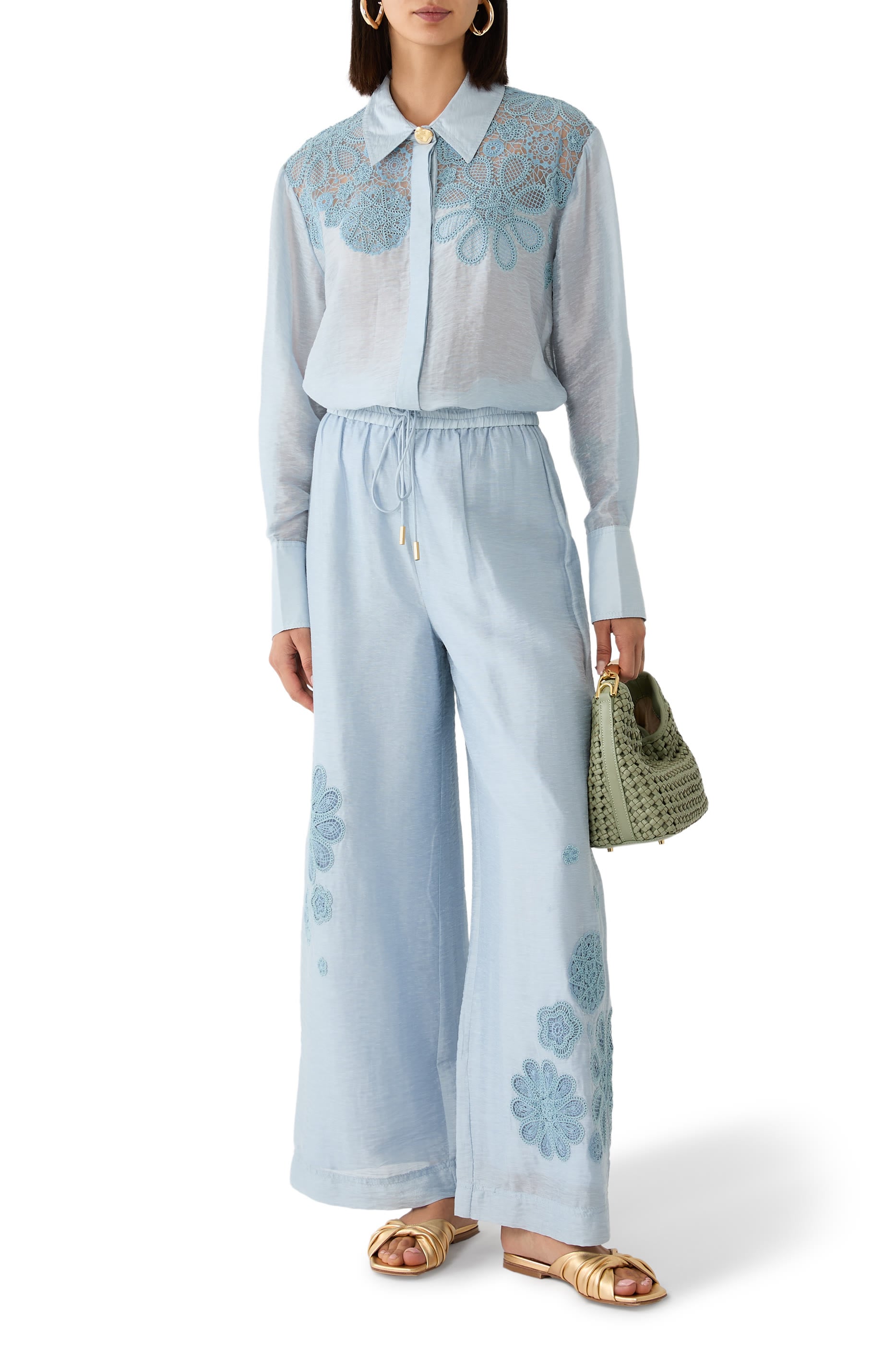 Gia Embroidered Pants