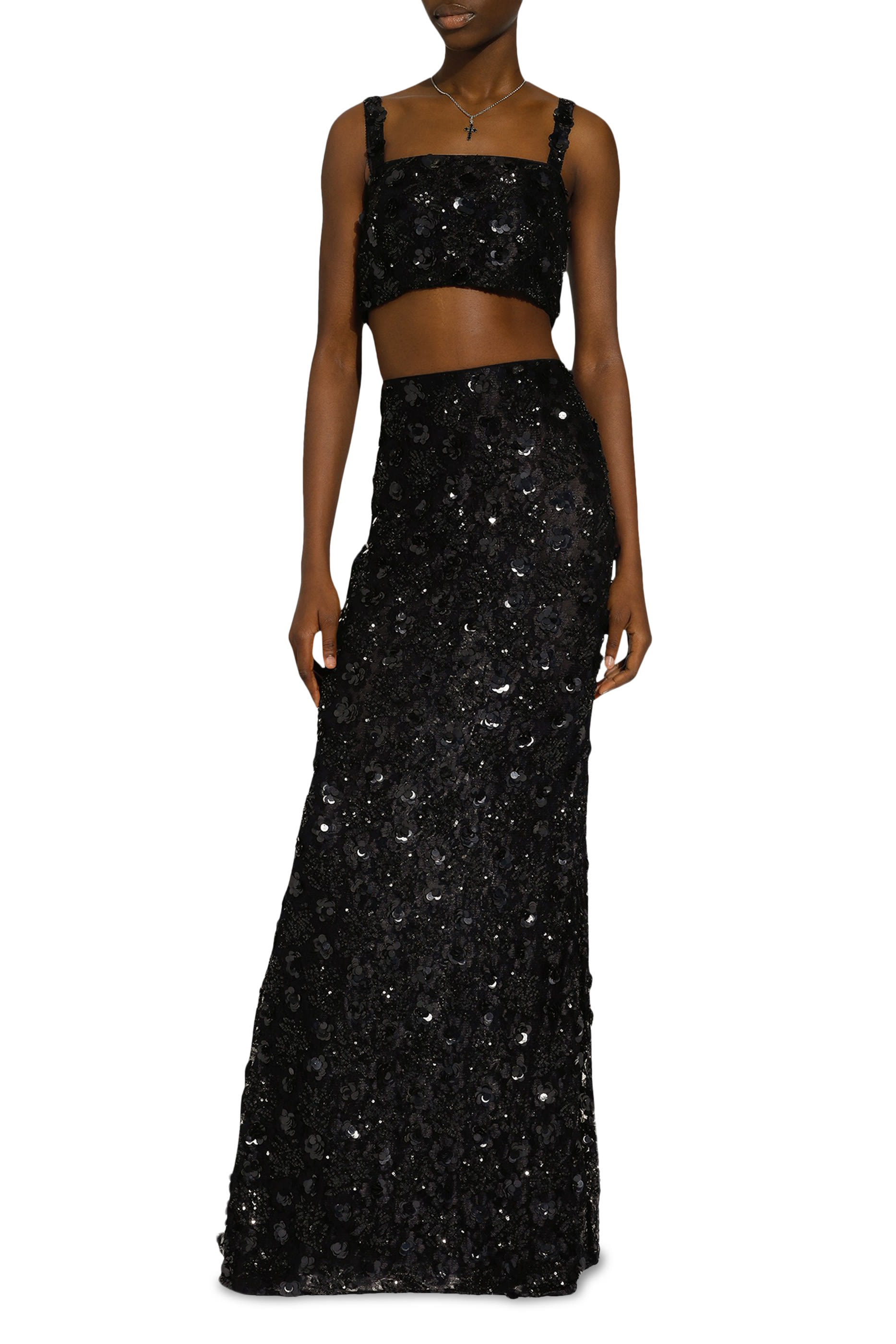 Sequin Embroidery Bralette Top