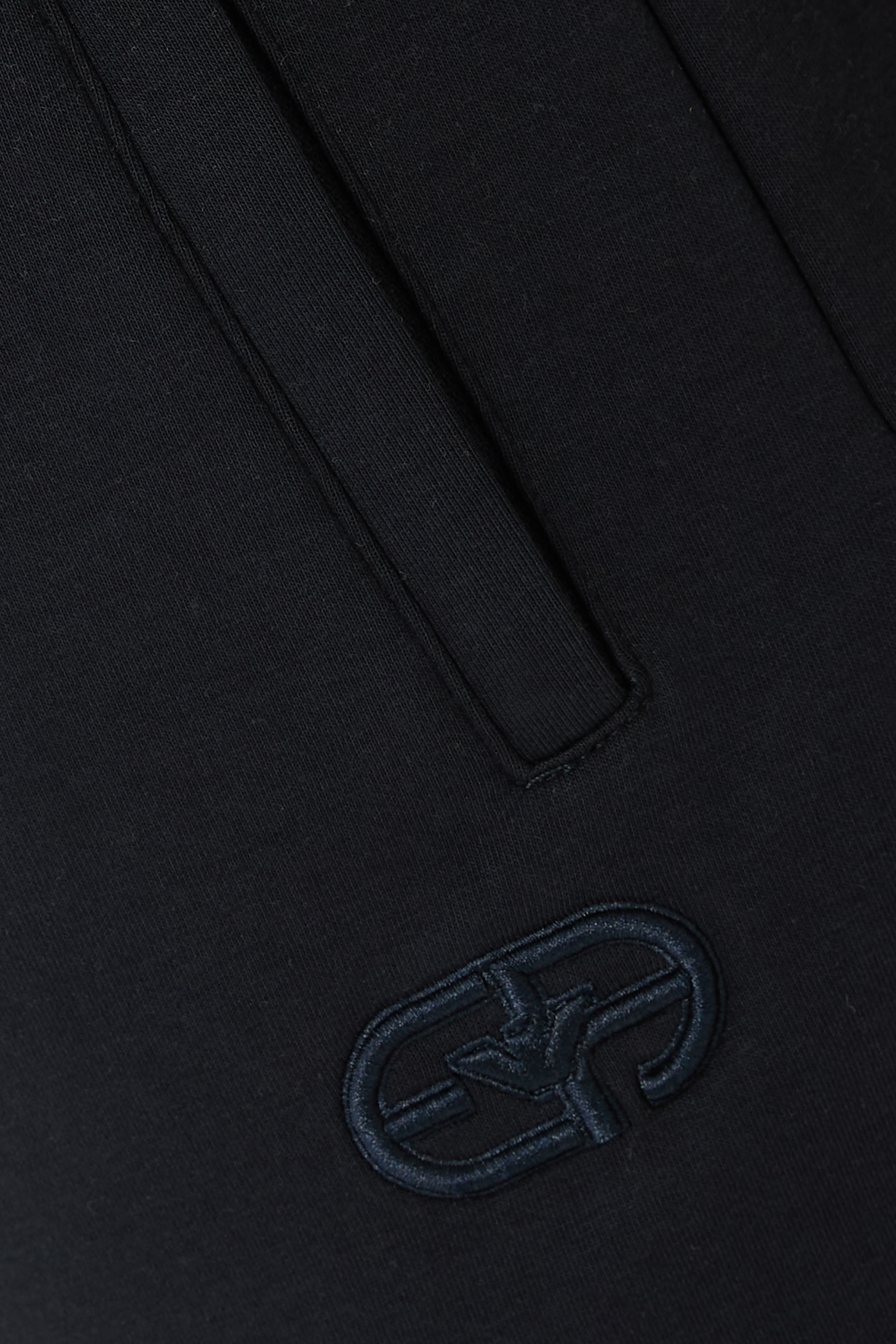 Embroidered EA Logo Double-Jersey Joggers