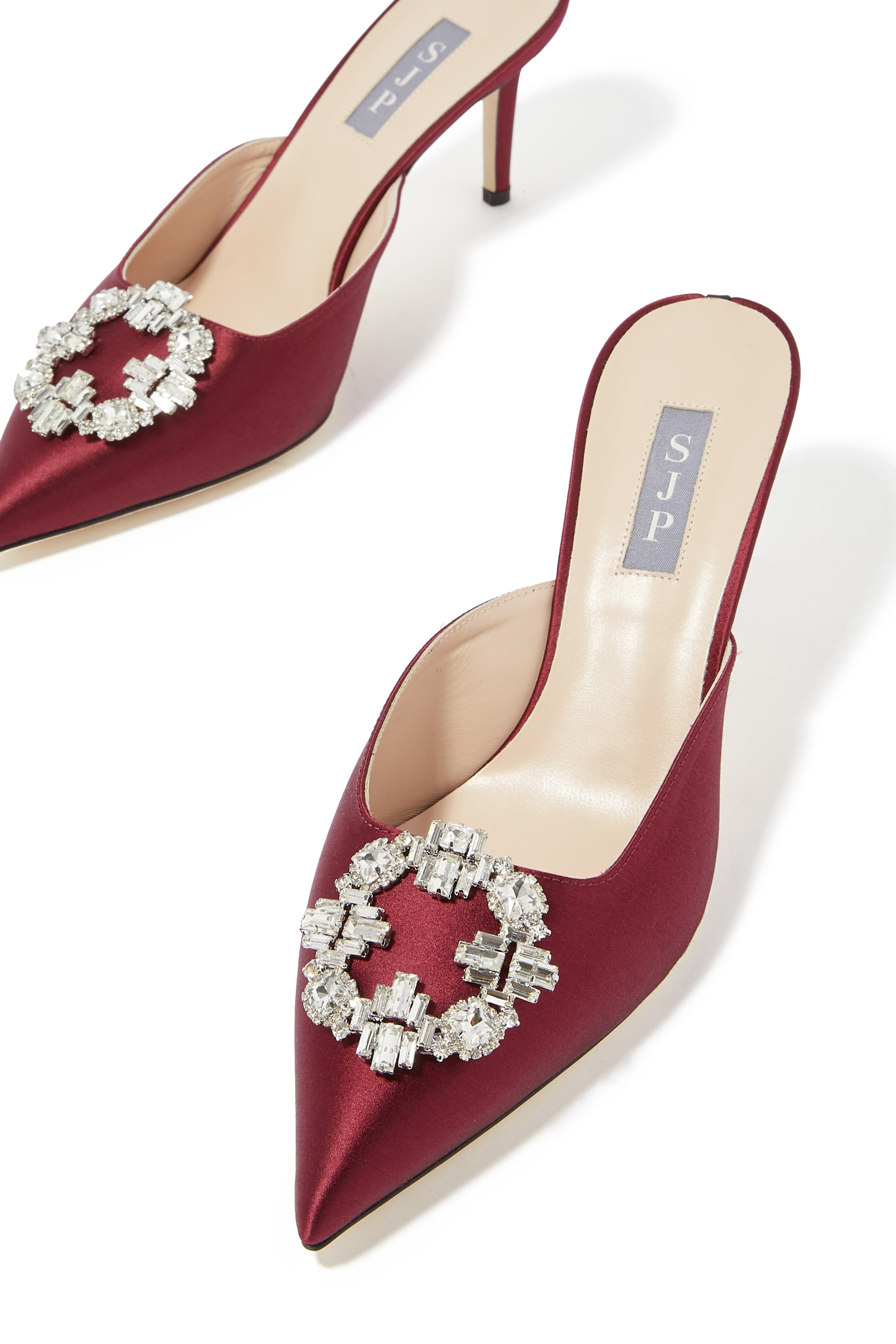 Laila 70 Satin Mules