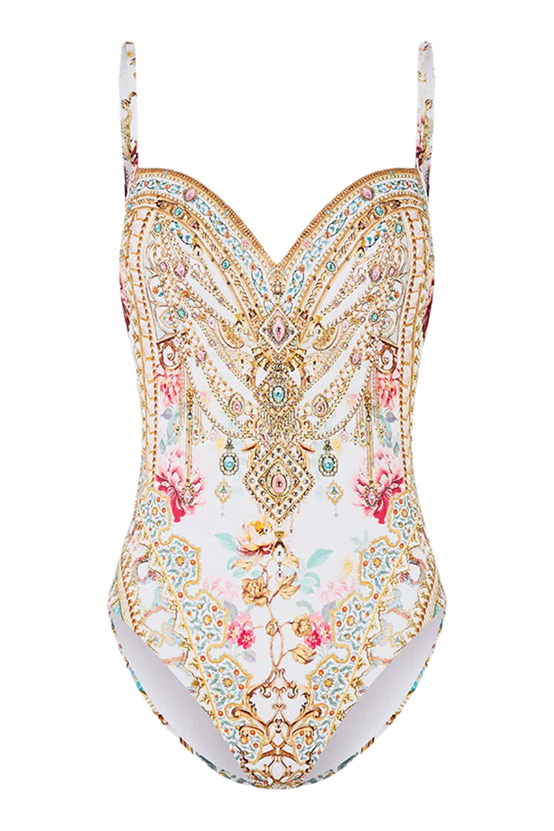 Ottoman Dynasty Sweetheart Neck Underwire One Piece