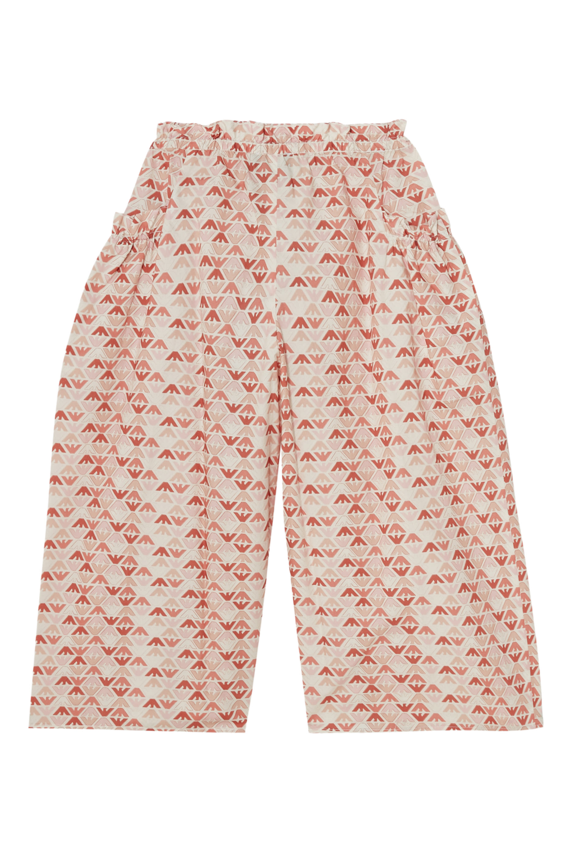 Kids All-Over Print Poplin Trousers