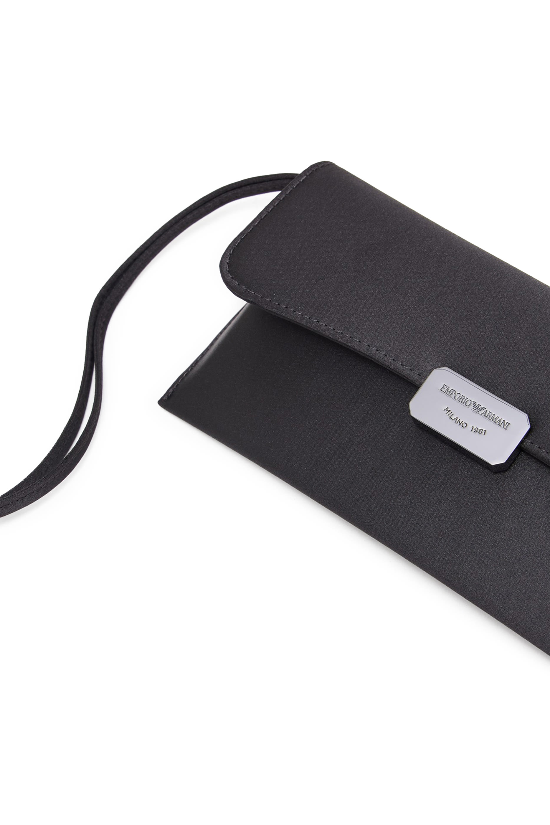 Satin Baguette Clutch Bag