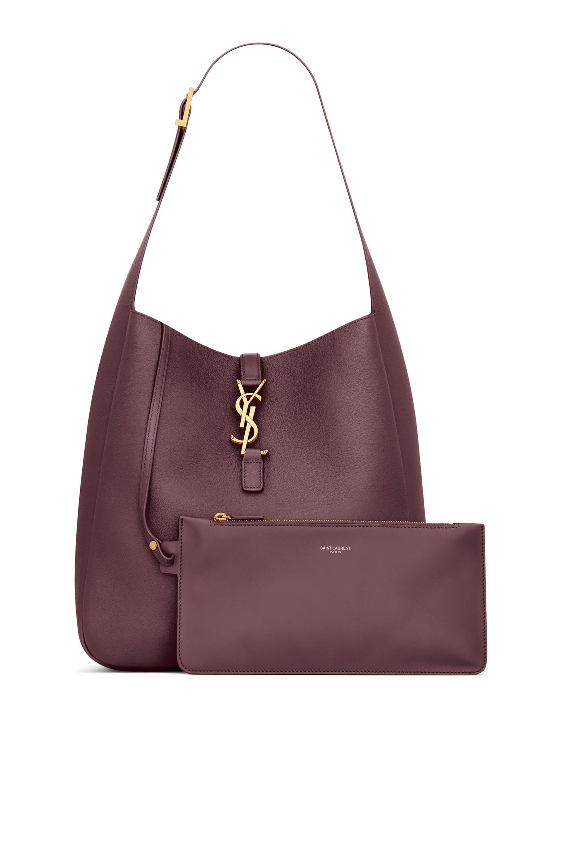  Le 5 &Agrave; 7 Supple Large Bag in Grained Leather