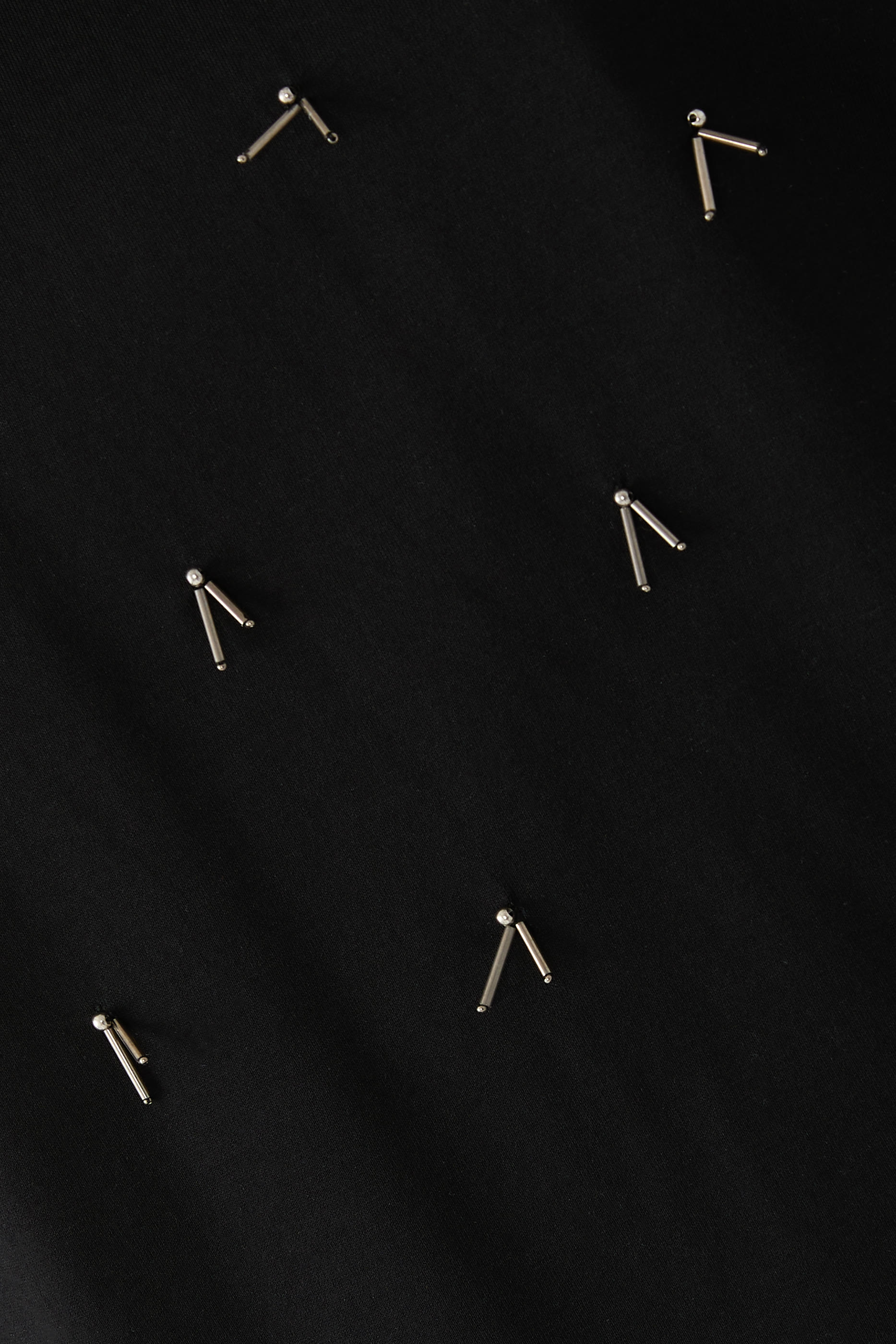 Beaded Cotton T-Shirt