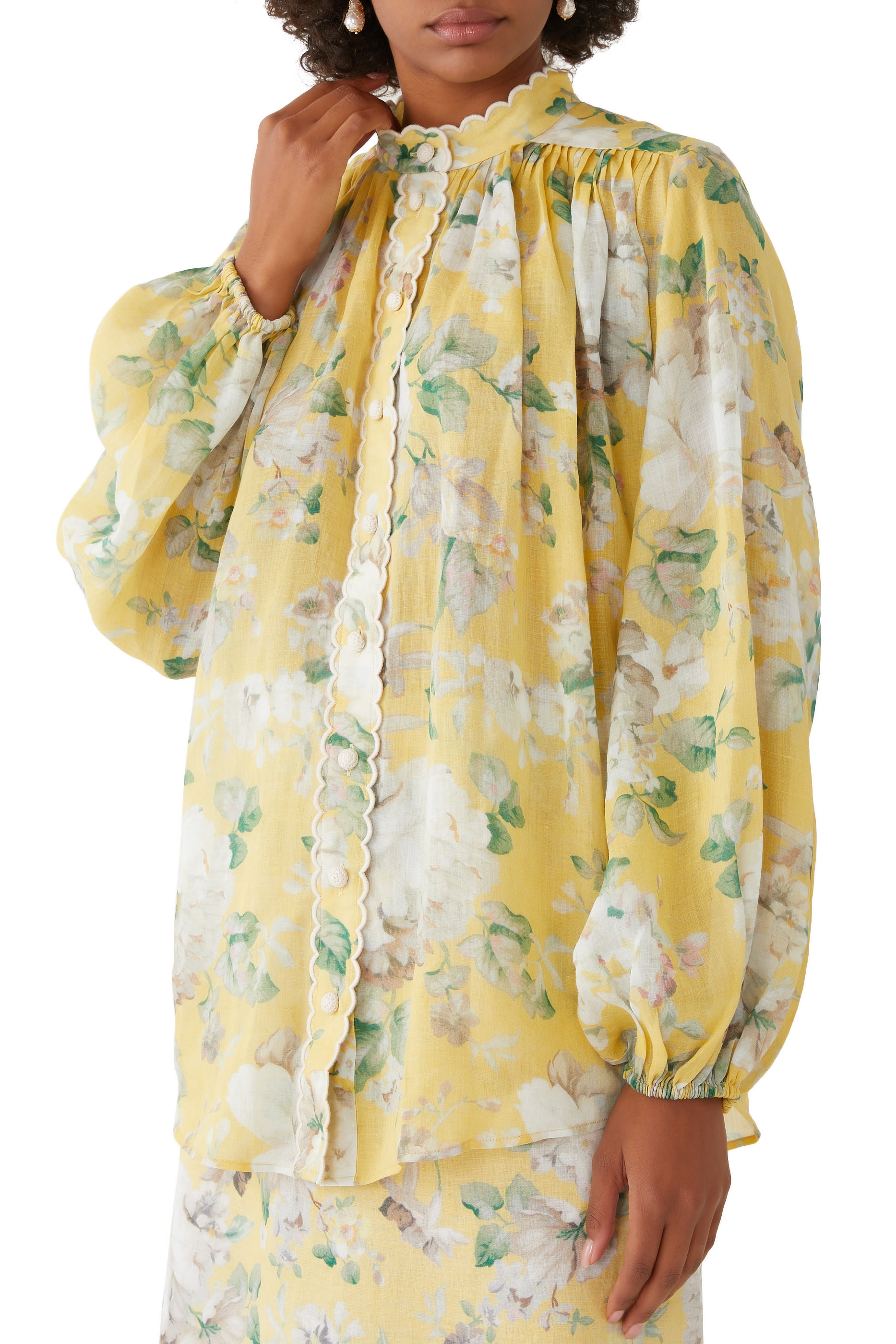 Acacia Scallop Blouse