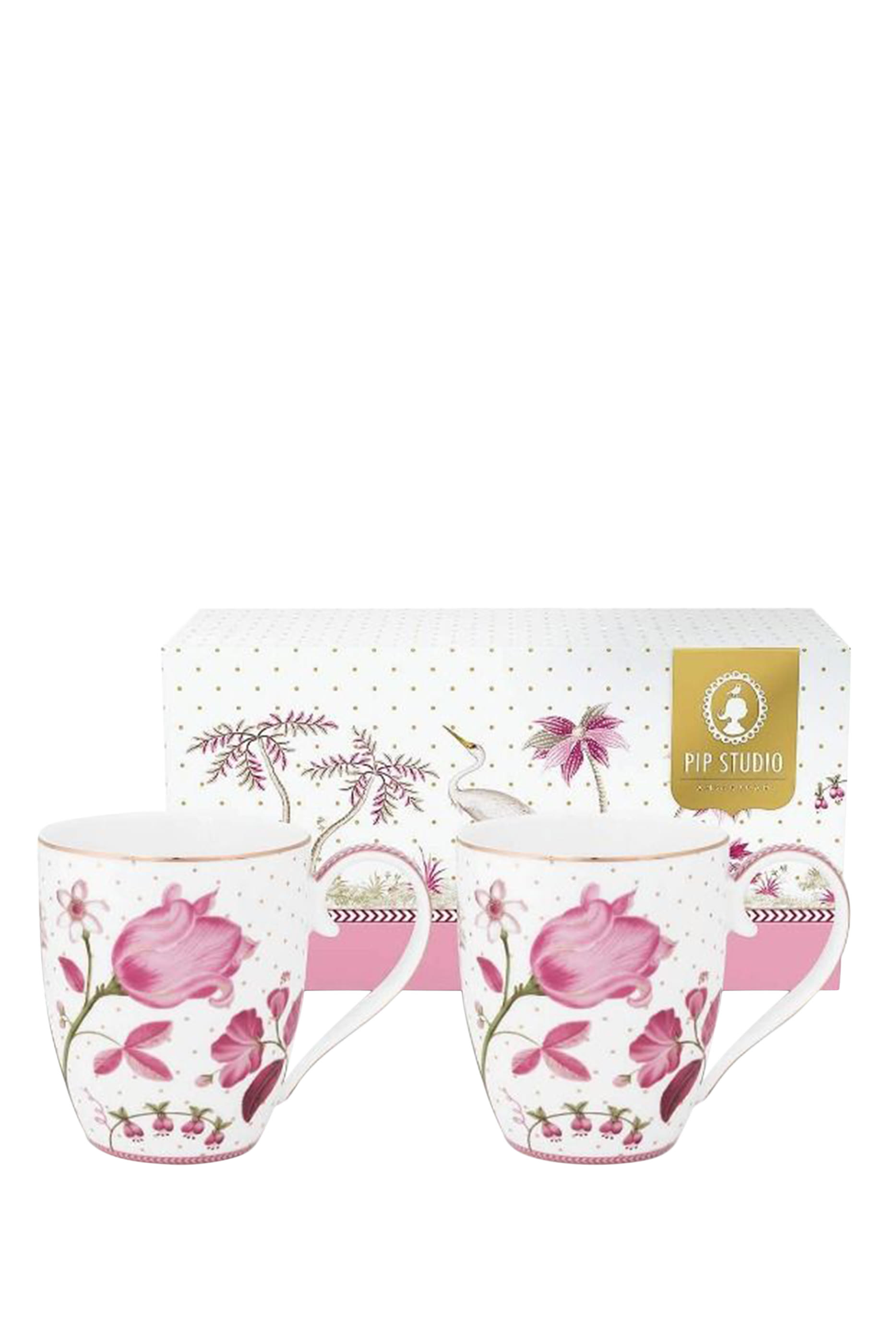 Jolie Tulip Mug, Set of 2