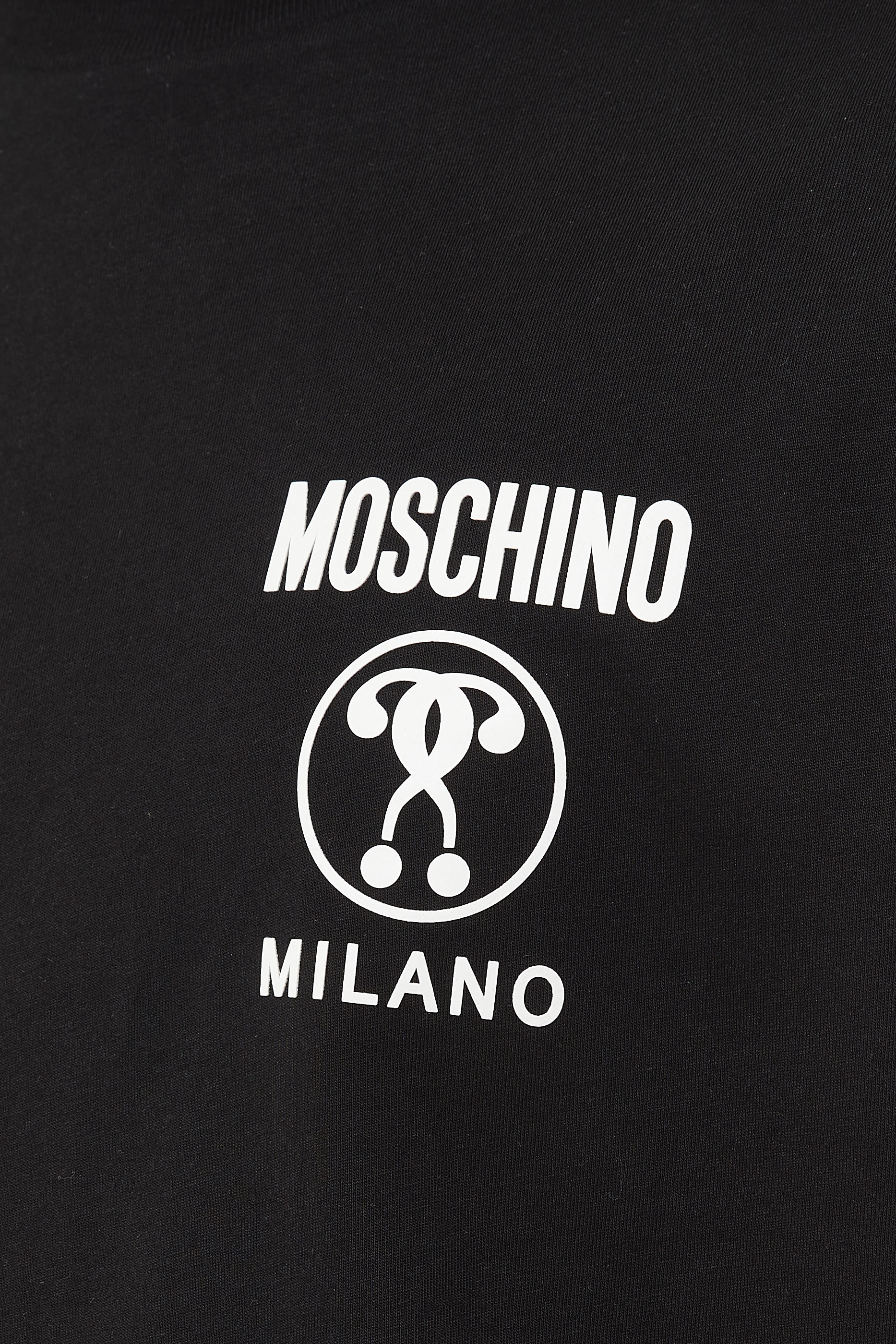 Moschino Logo Tape Crewneck T-Shirt