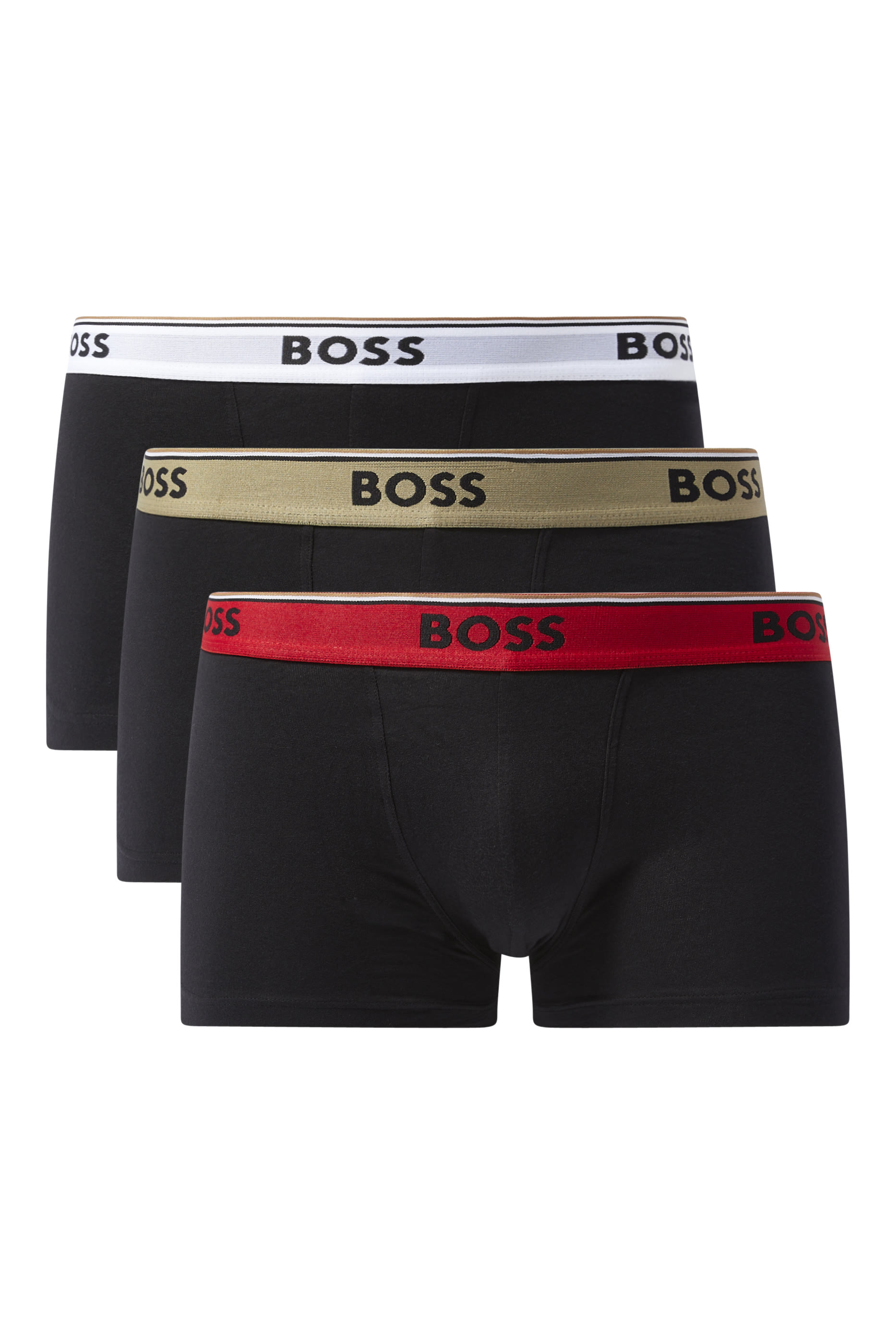 Logo Waistband Boxer Briefs, Pack Of 3
