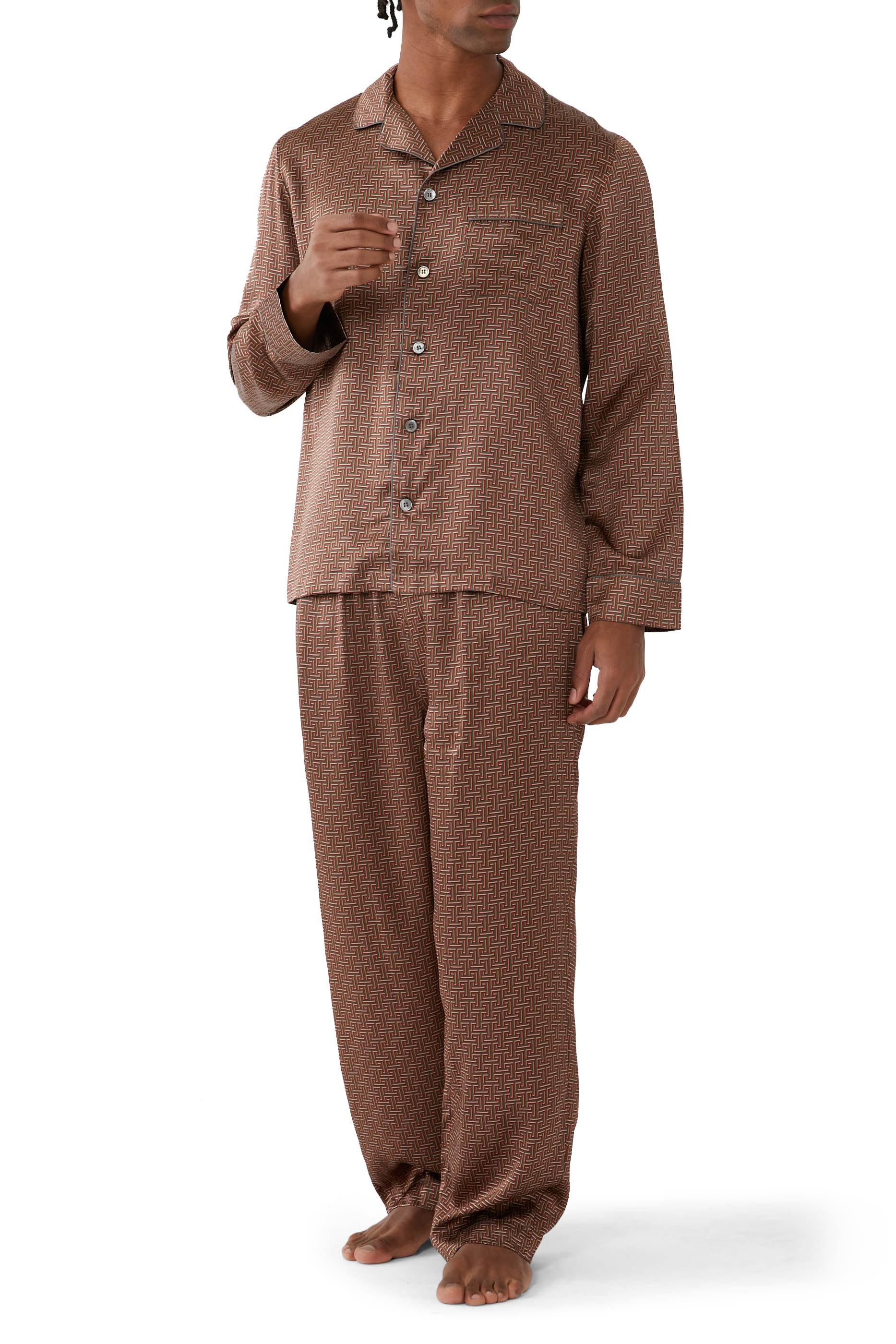 Brindisi 109 Silk Satin Pajama Set