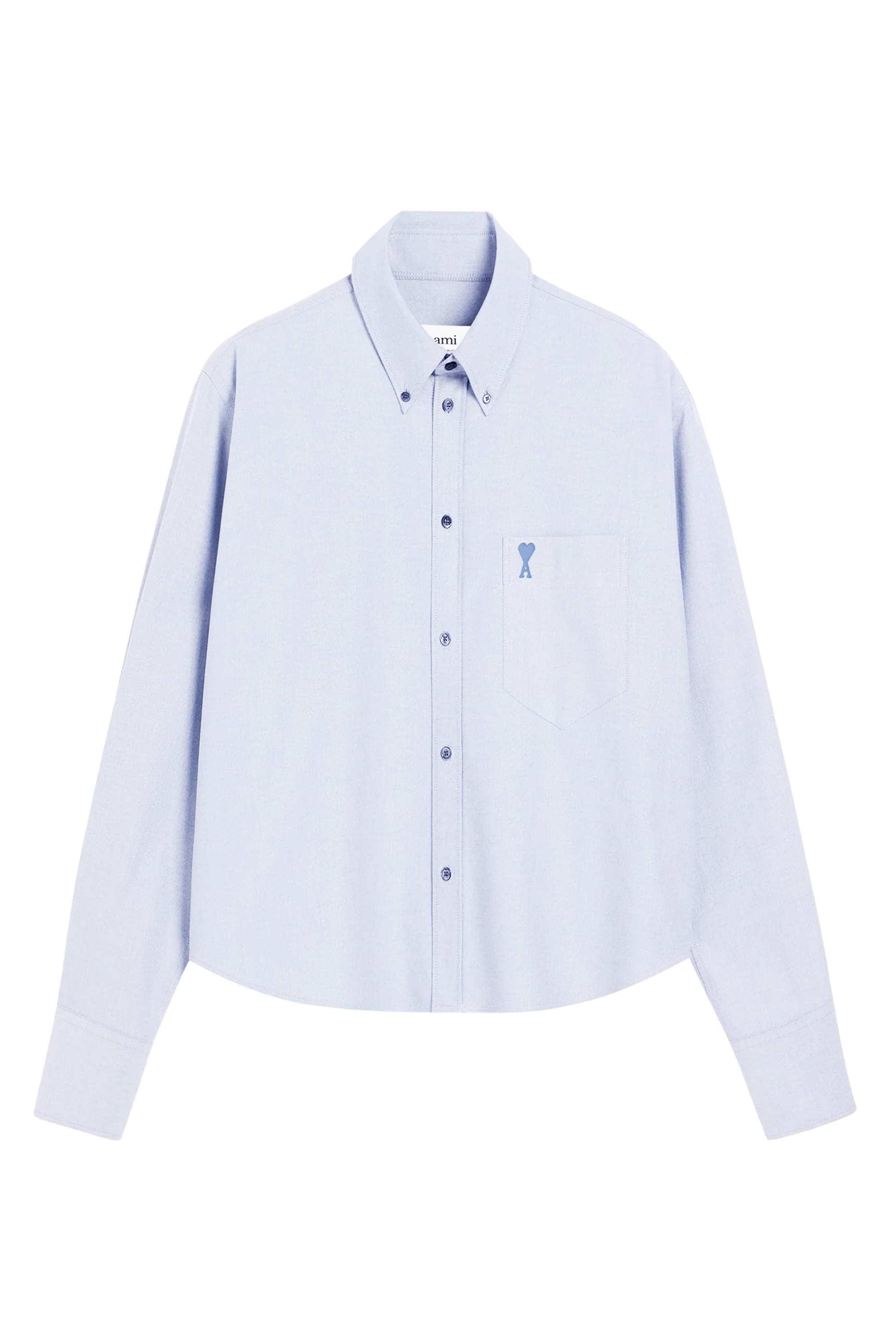 Cotton Cropped Oversized Shirt