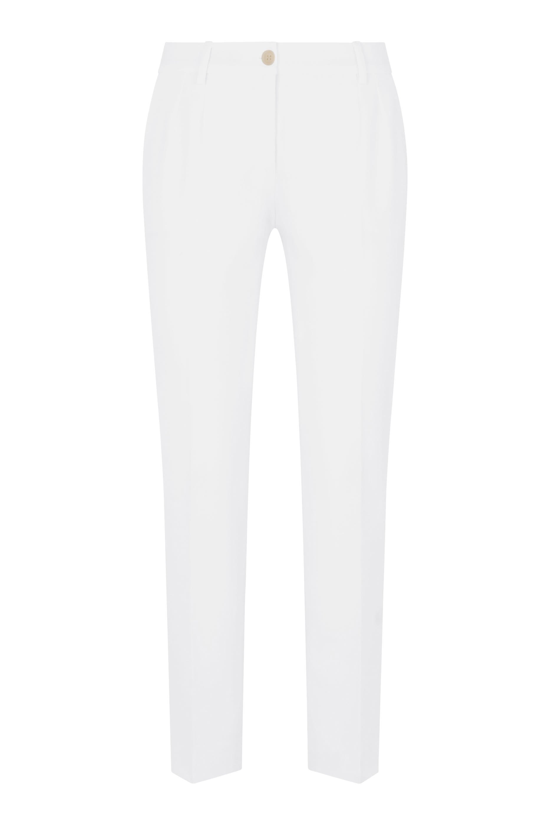 Low-Rise Wool Pants