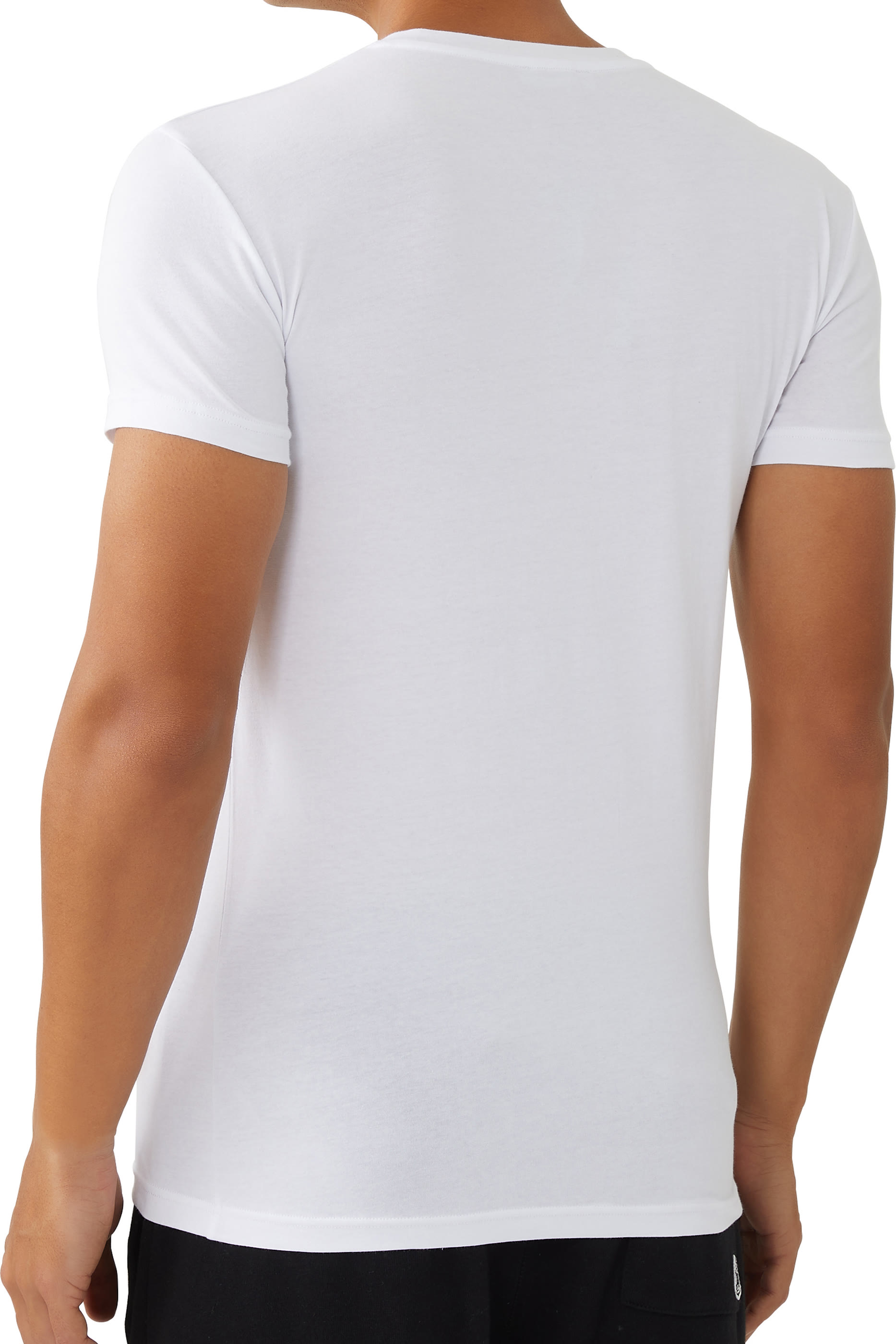 Stretch Cotton Eagle Logo T-Shirt